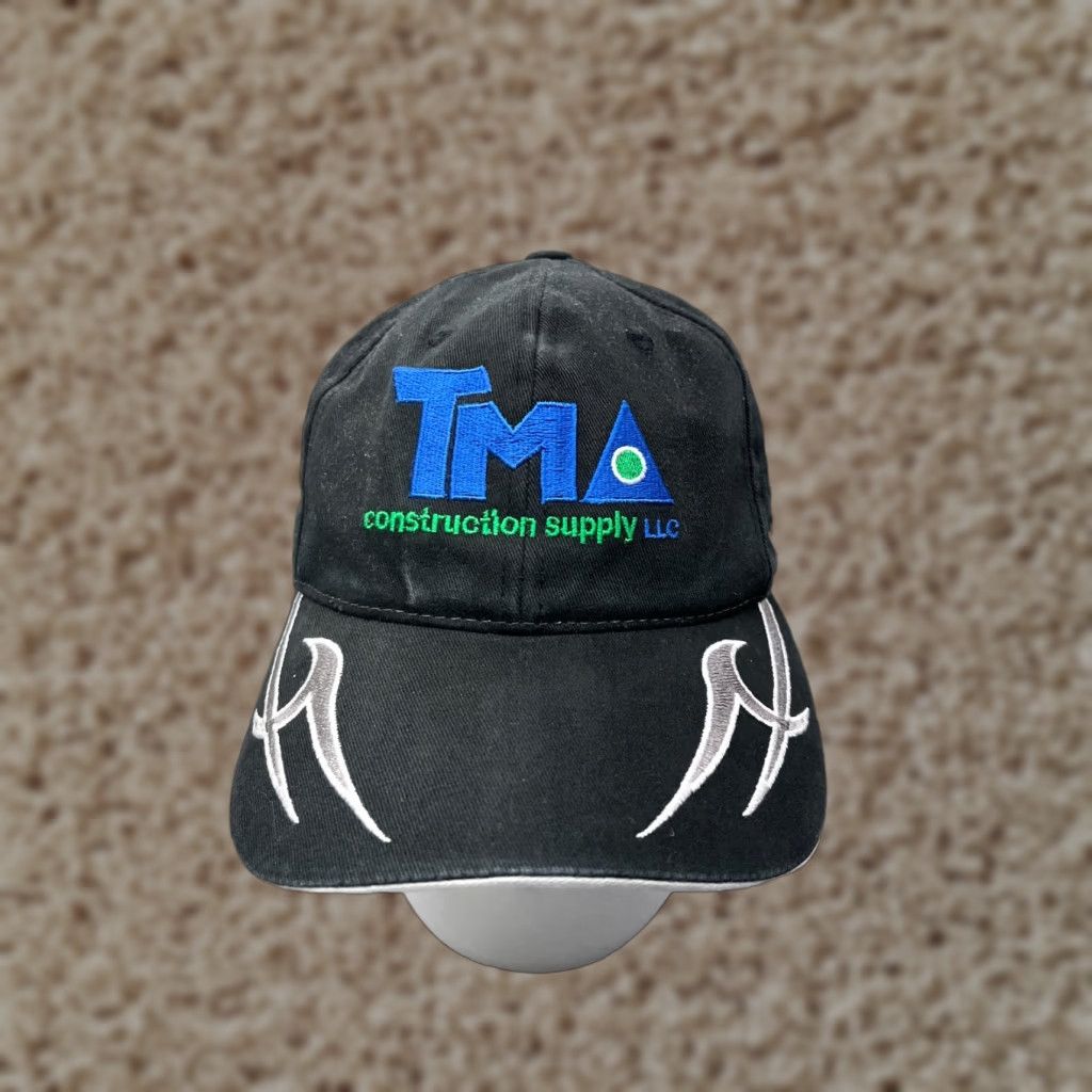 Port Authority TM Construction Supply LLC Hat Cap Strap Back One Size Adult Black 100% Cotton Size ONE SIZE - 1 Thumbnail