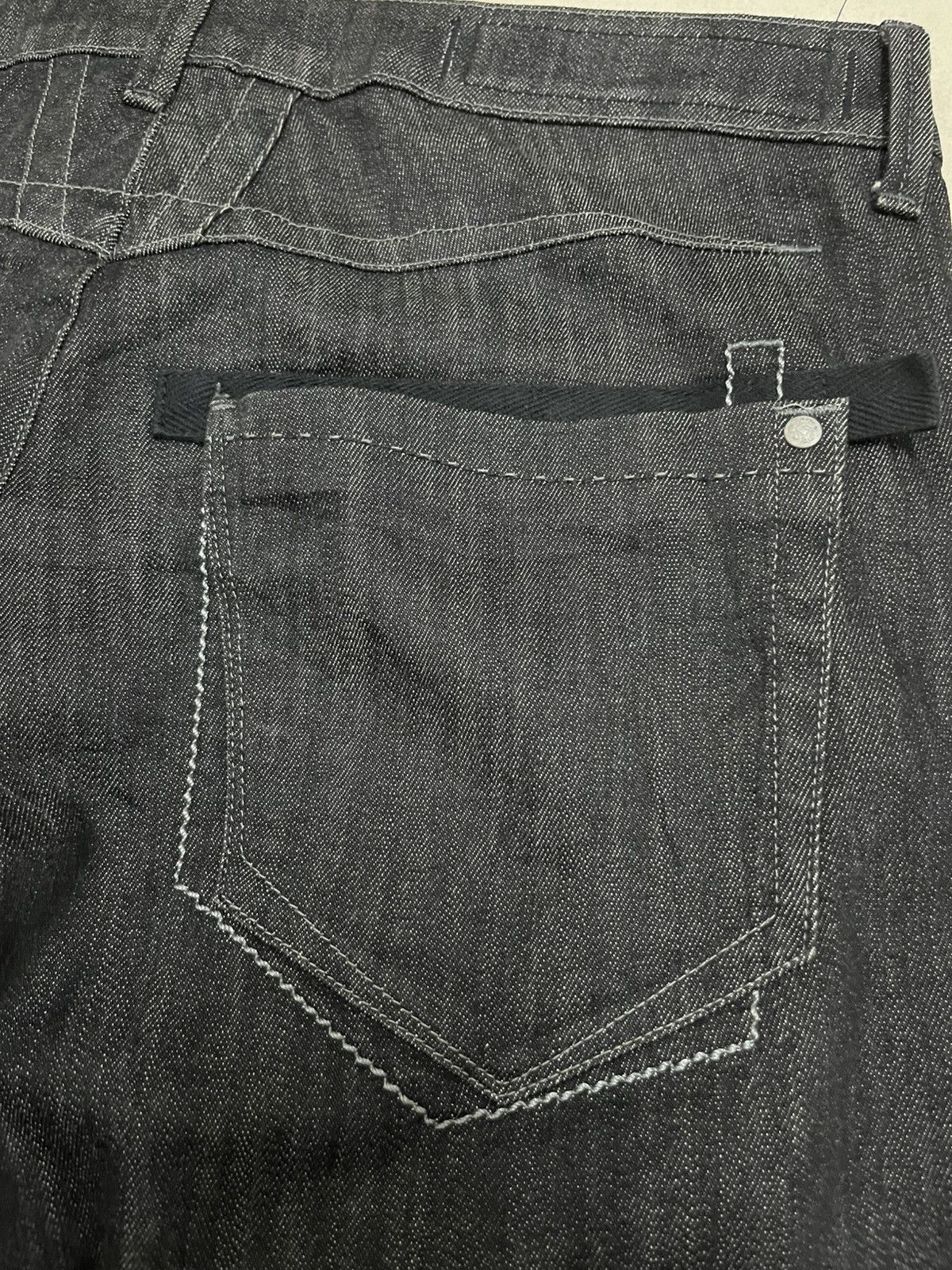 Marithe + Francois Girbaud Le Jean De MFG Multi Zipper Jeans Straight Cut W37 Size US 37 - 7 Thumbnail