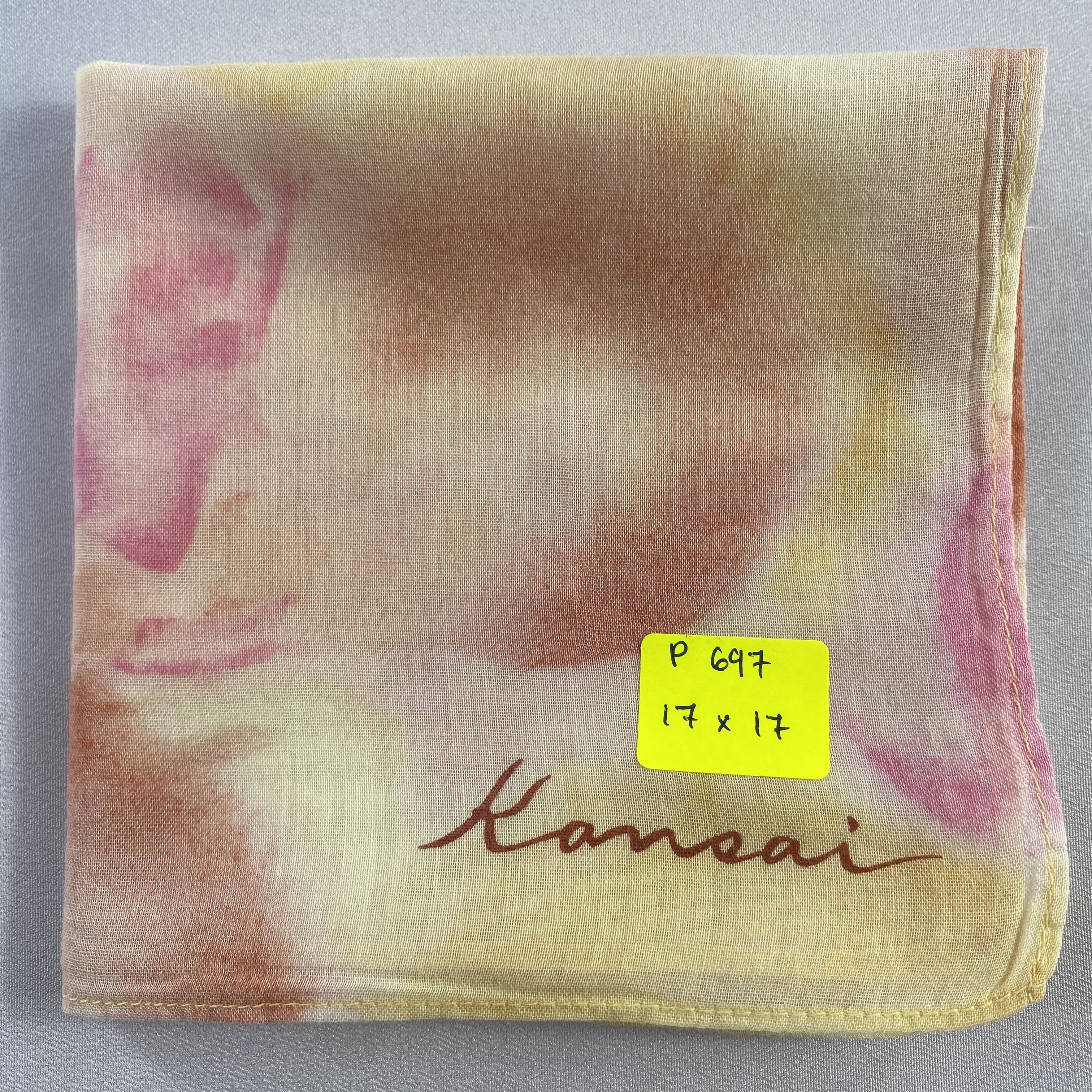 Kansai Yamamoto × Vintage Kansai Yamamoto Bandana/ Handkerchief / Neckerchief-P697 Size ONE SIZE - 5 Thumbnail