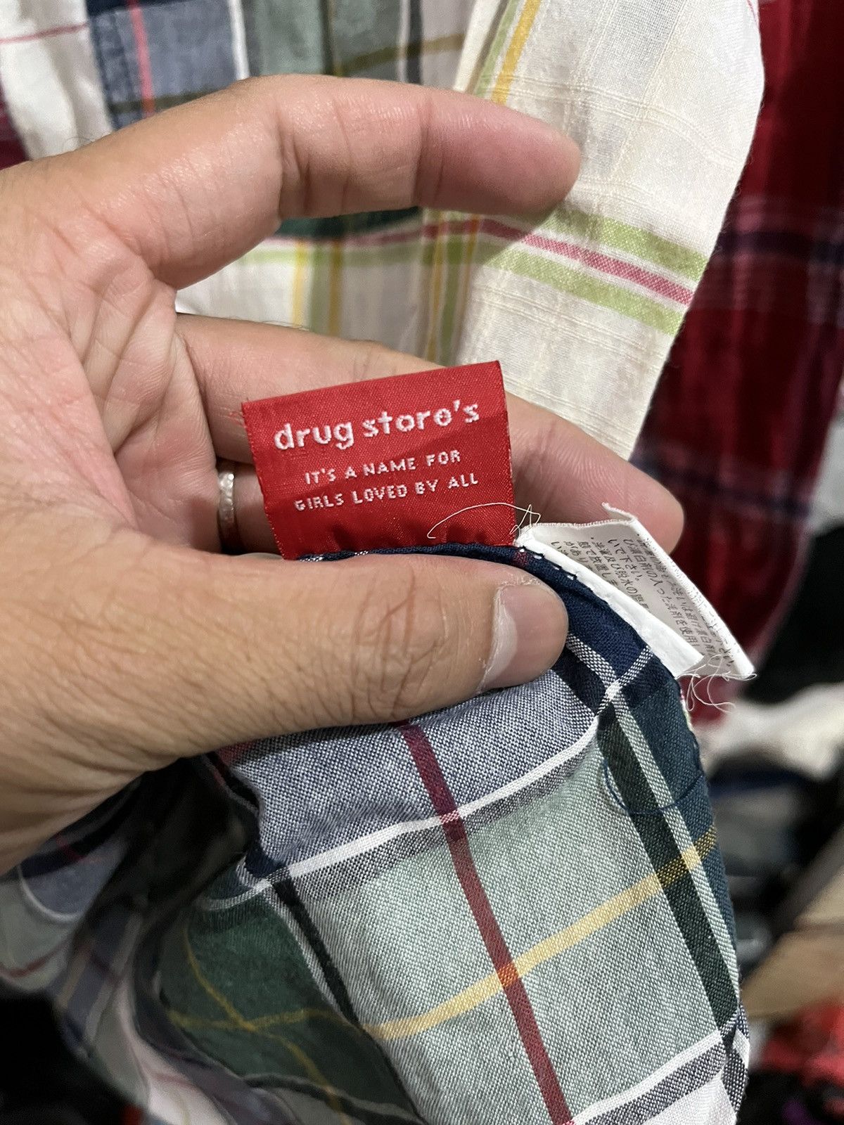Hysteric Glamour 💸BINDINGOFFER💸Drug stores patch work shirt Size US M / EU 48-50 / 2 - 7 Thumbnail