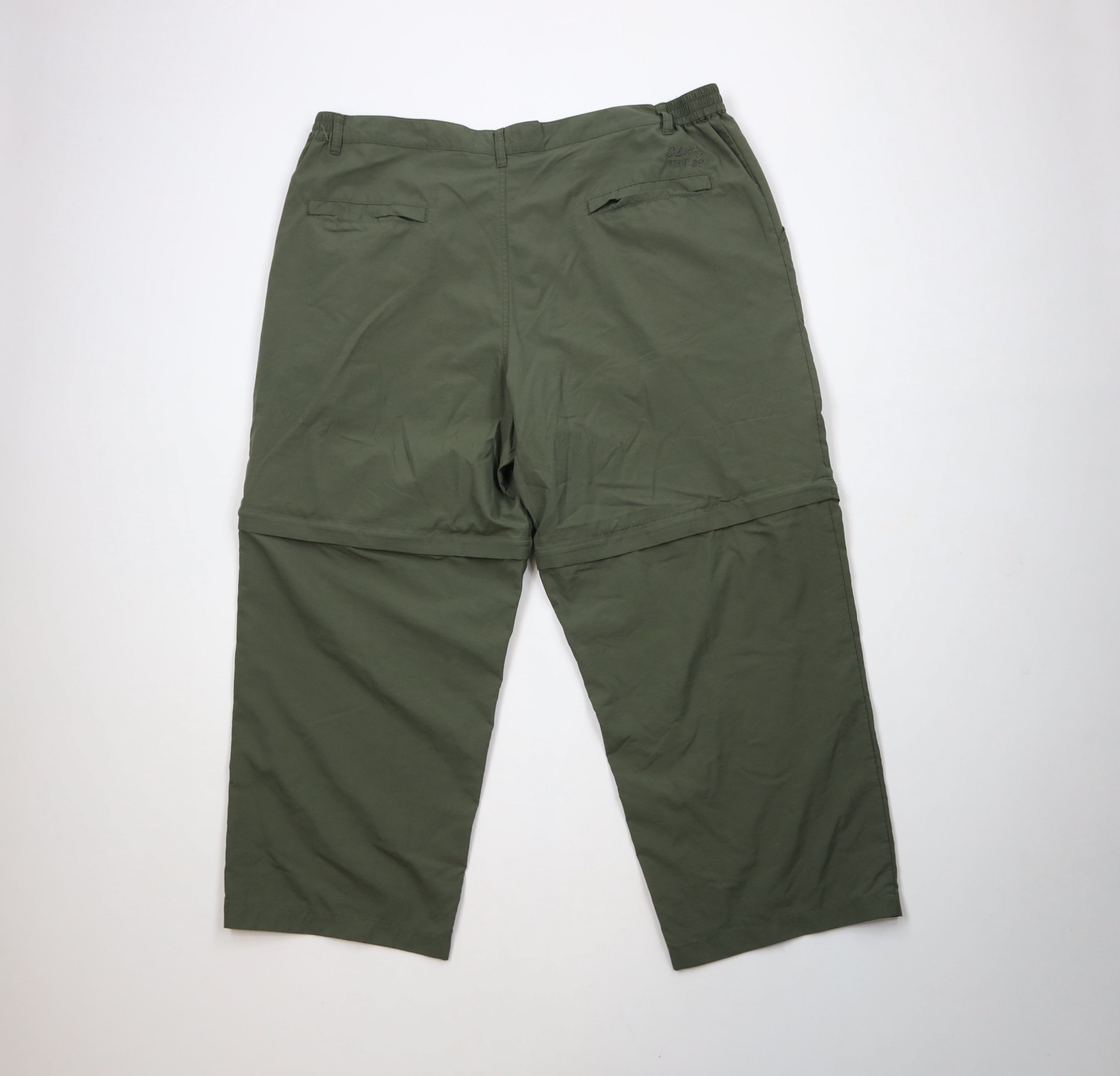 Cabelas × Vintage Vintage Cabelas Wide Leg Convertible Pants Shorts Green Size US 40 / EU 56 - 9 Thumbnail
