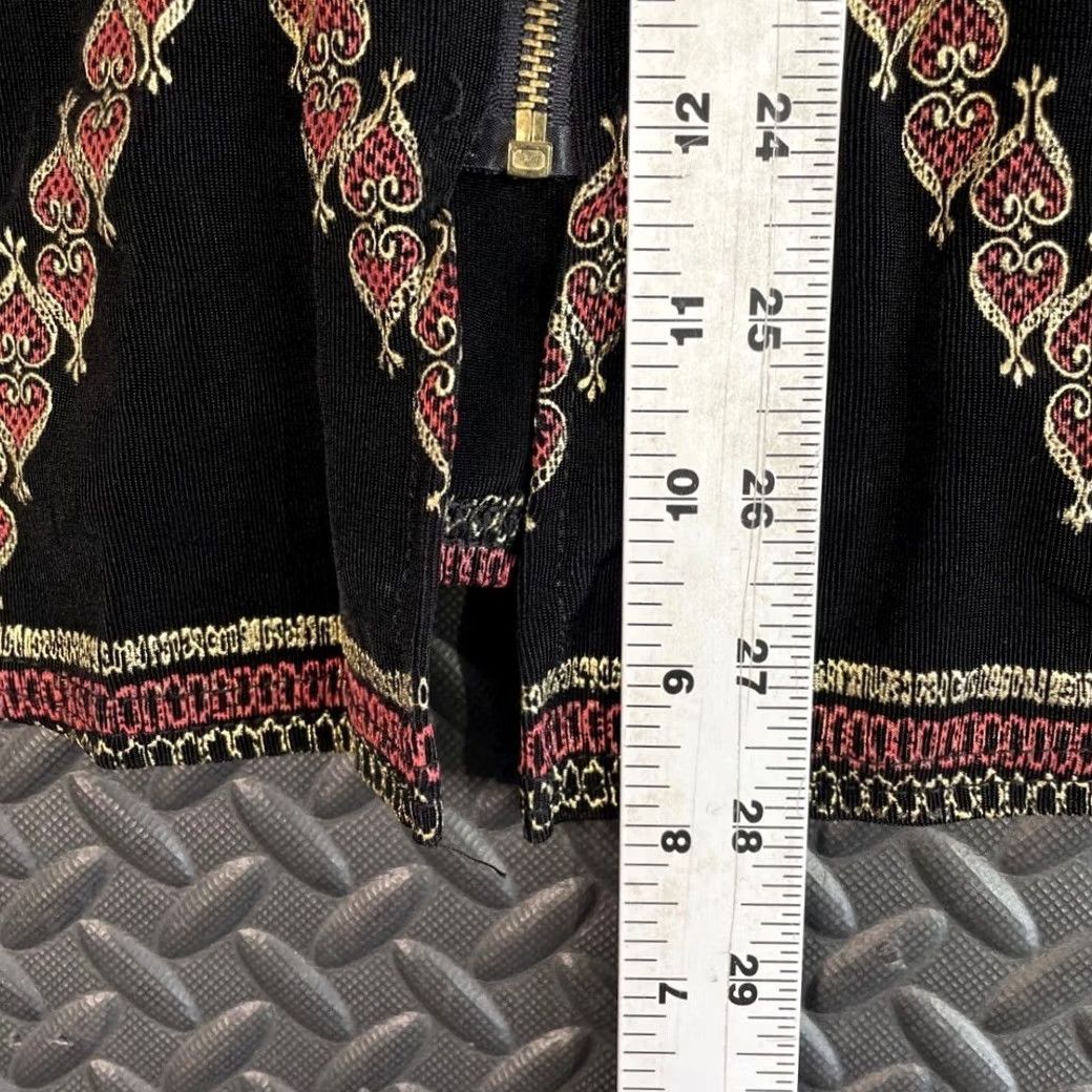 Vintage VINTAGE a.n.a Jacket Black Silk Blend Full Zip Light Geometric Pattern Made In Korea L Size US L / EU 52-54 / 3 - 6 Thumbnail