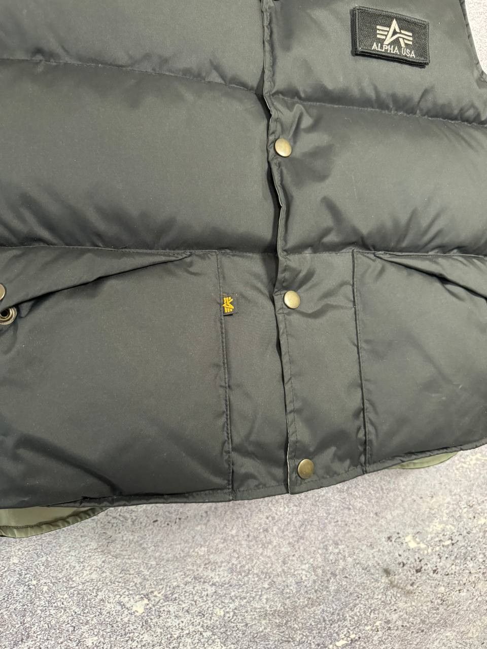 Alpha Industries × Vintage RARE Alpha Industries Down Puffer Vests USA Small Size US S / EU 44-46 / 1 - 6 Thumbnail
