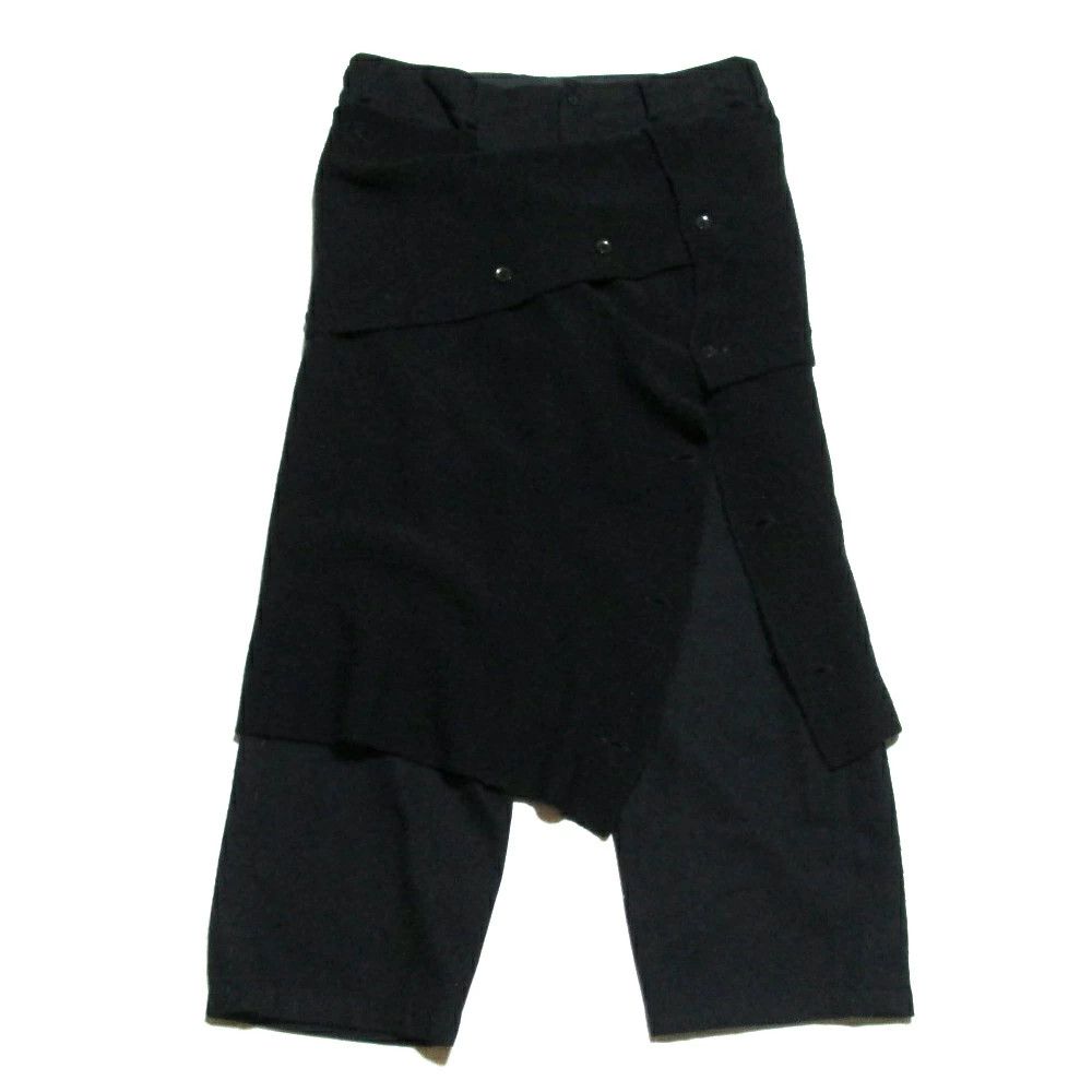 Yohji Yamamoto Yohji Yamamoto POUR HOMME Knit Layered Wide Pants Size US 35 - 1 Thumbnail