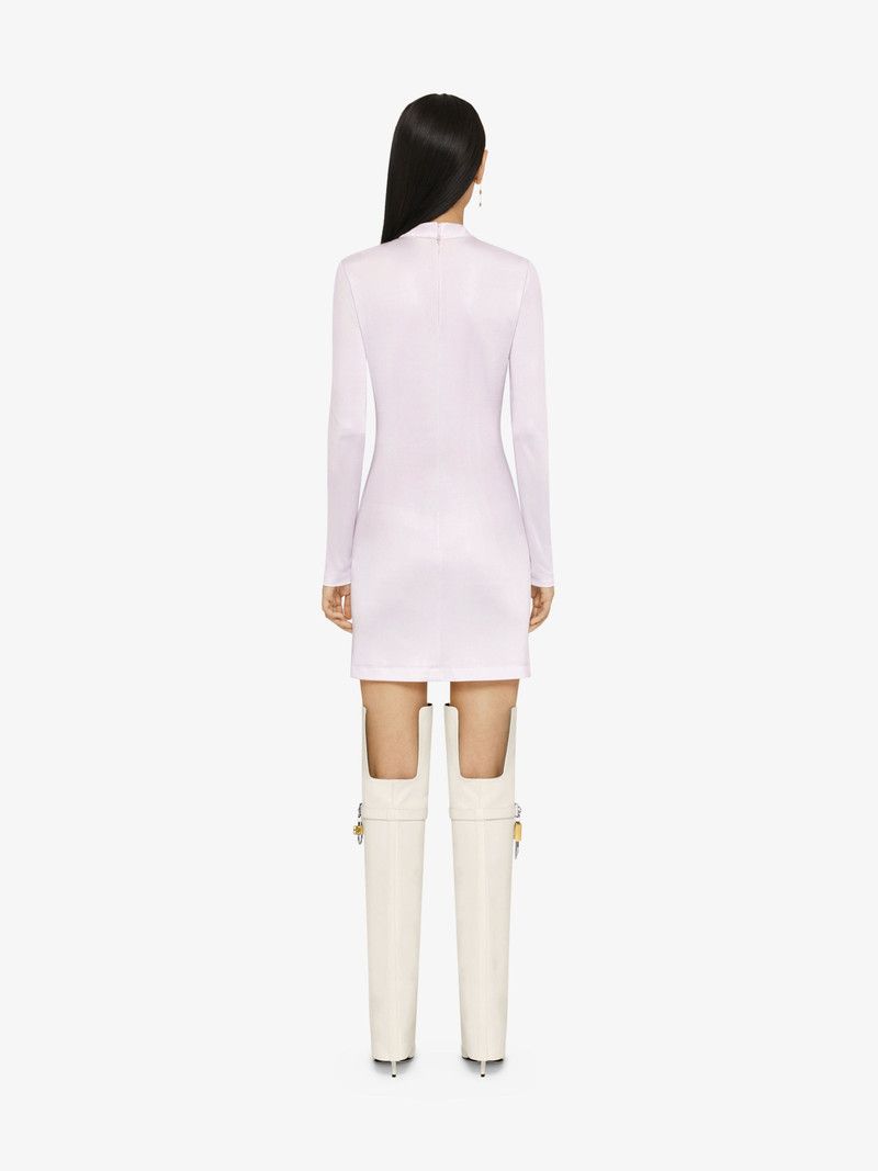 Givenchy o1n1vont0326 Draped Dress in White Size XS / US 0-2 / IT 36-38 - 3 Thumbnail