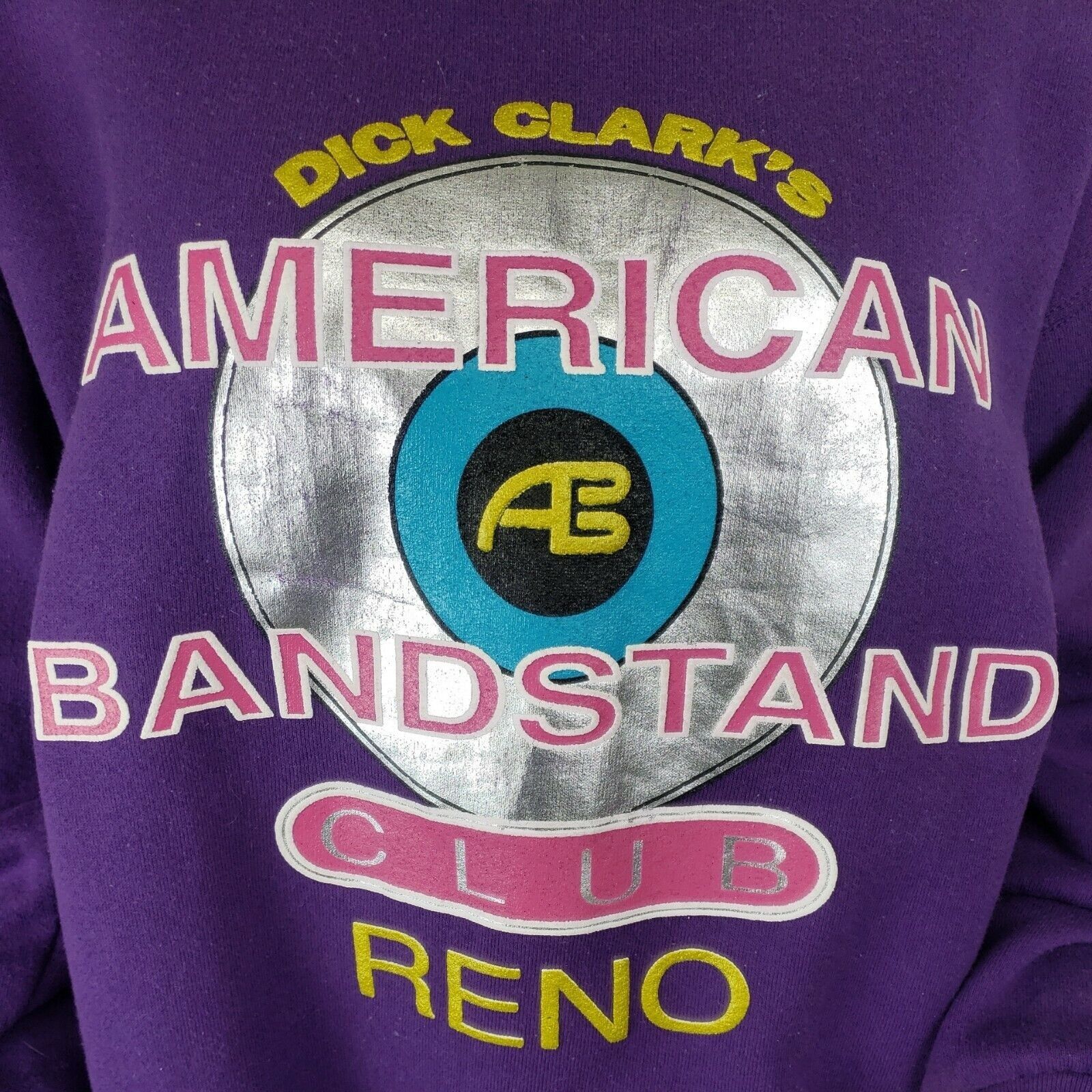 Vintage Vtg American Bandstand Club Sweatshirt Sz L Rock n Roll Reno Size L / US 10 / IT 46 - 10 Thumbnail