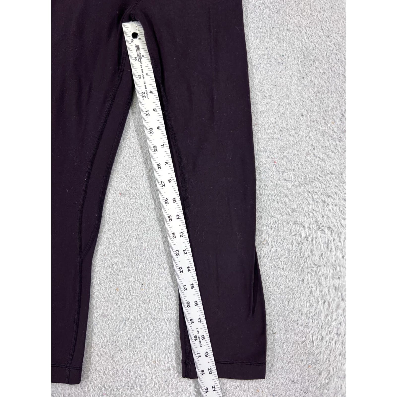 Lululemon Lululemon Womens Leggings Cropped 4 Purple Yoga Align 21" Nulu Activewear Size 27" / US 4 / IT 40 - 6 Thumbnail