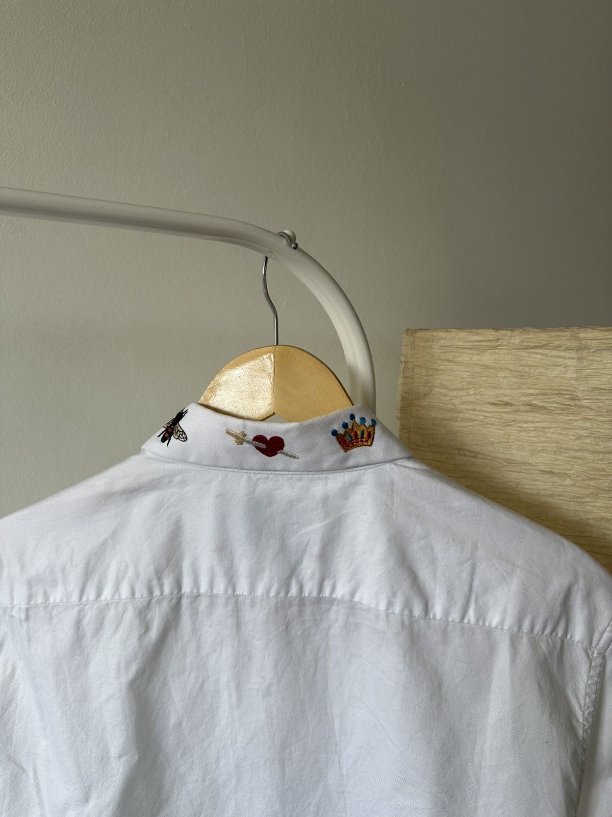 Gucci Gucci Duke Collar Embroidery Long Sleeve Button Down Shirt Size US M / EU 48-50 / 2 - 6 Thumbnail