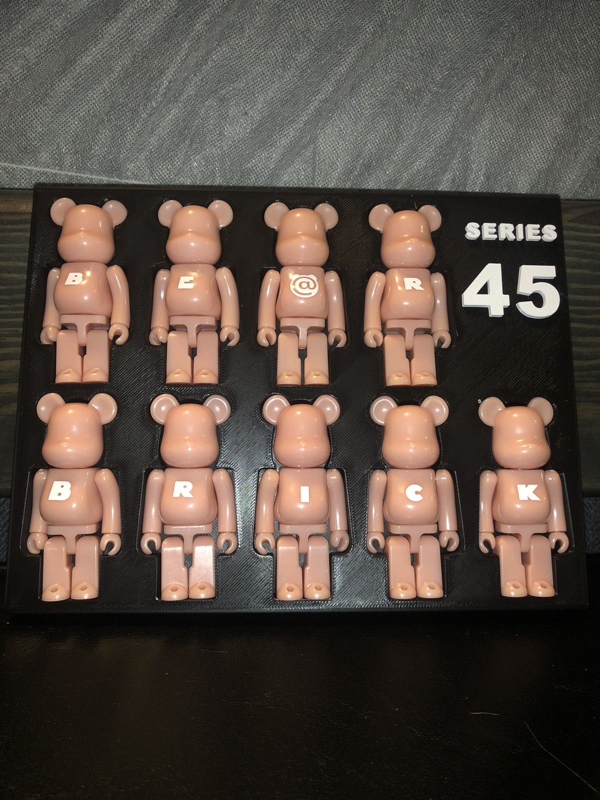 Bearbrick 100% Series 45 Basic Letter Set