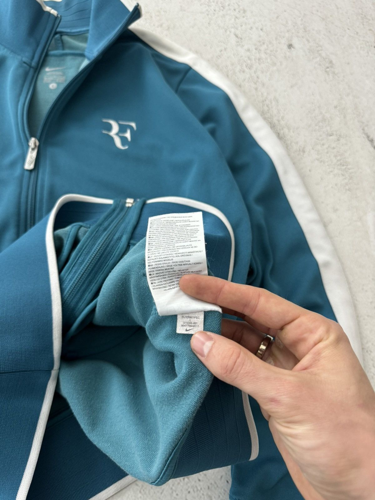 Nike Nike Roger Federer RF 2010 French Open N98 Tennis Jacket Size US L / EU 52-54 / 3 - 9 Thumbnail