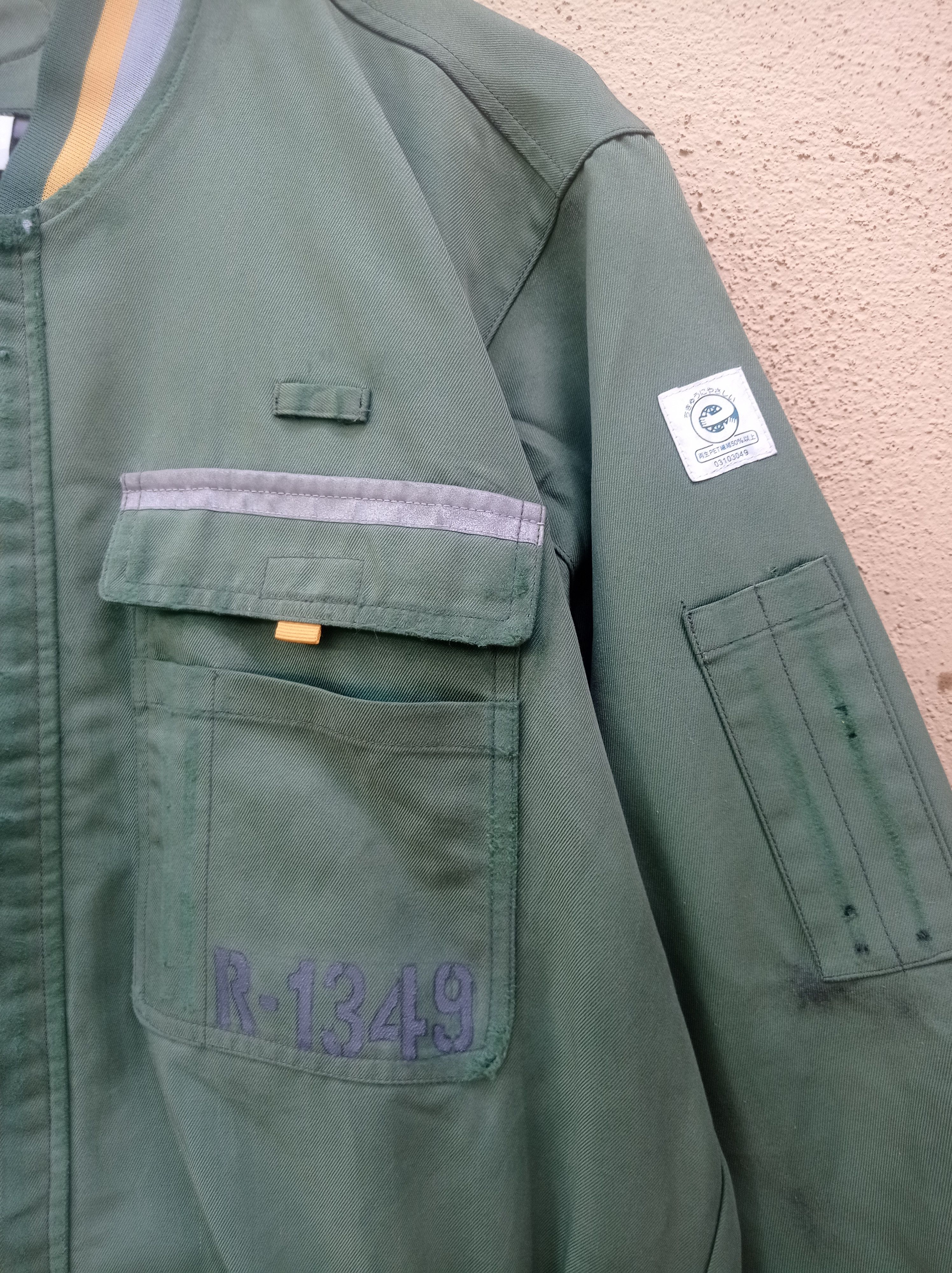 Japanese Brand 🔥Rare Faded destress yamato Japan transport worker jacket Size US L / EU 52-54 / 3 - 2 Thumbnail