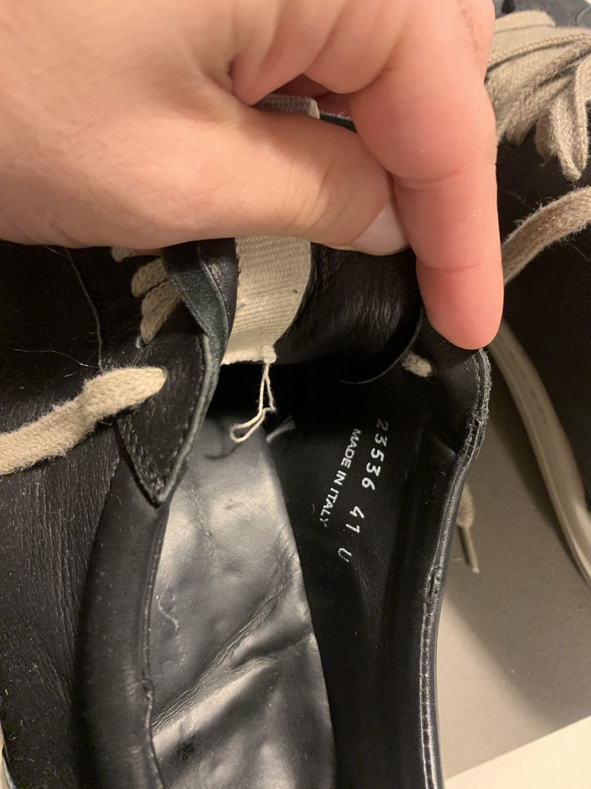 Rick Owens Rick Owens mainline low top Size US 8 / EU 41 - 9 Thumbnail