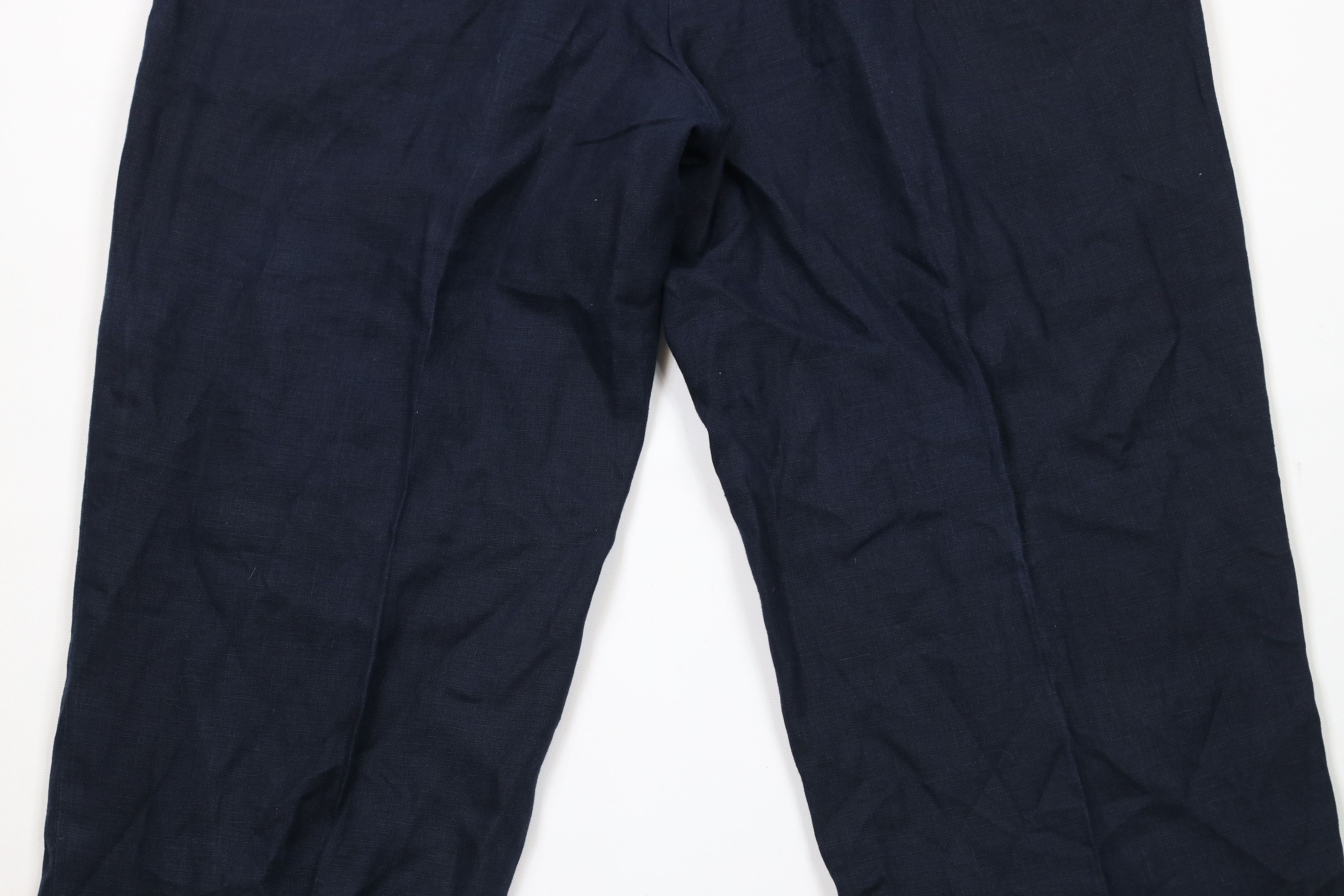 Brooks Brothers × Vintage Vintage Brooks Brothers Cuffed Wide Leg Chino Pants Linen Size US 34 / EU 50 - 10 Thumbnail