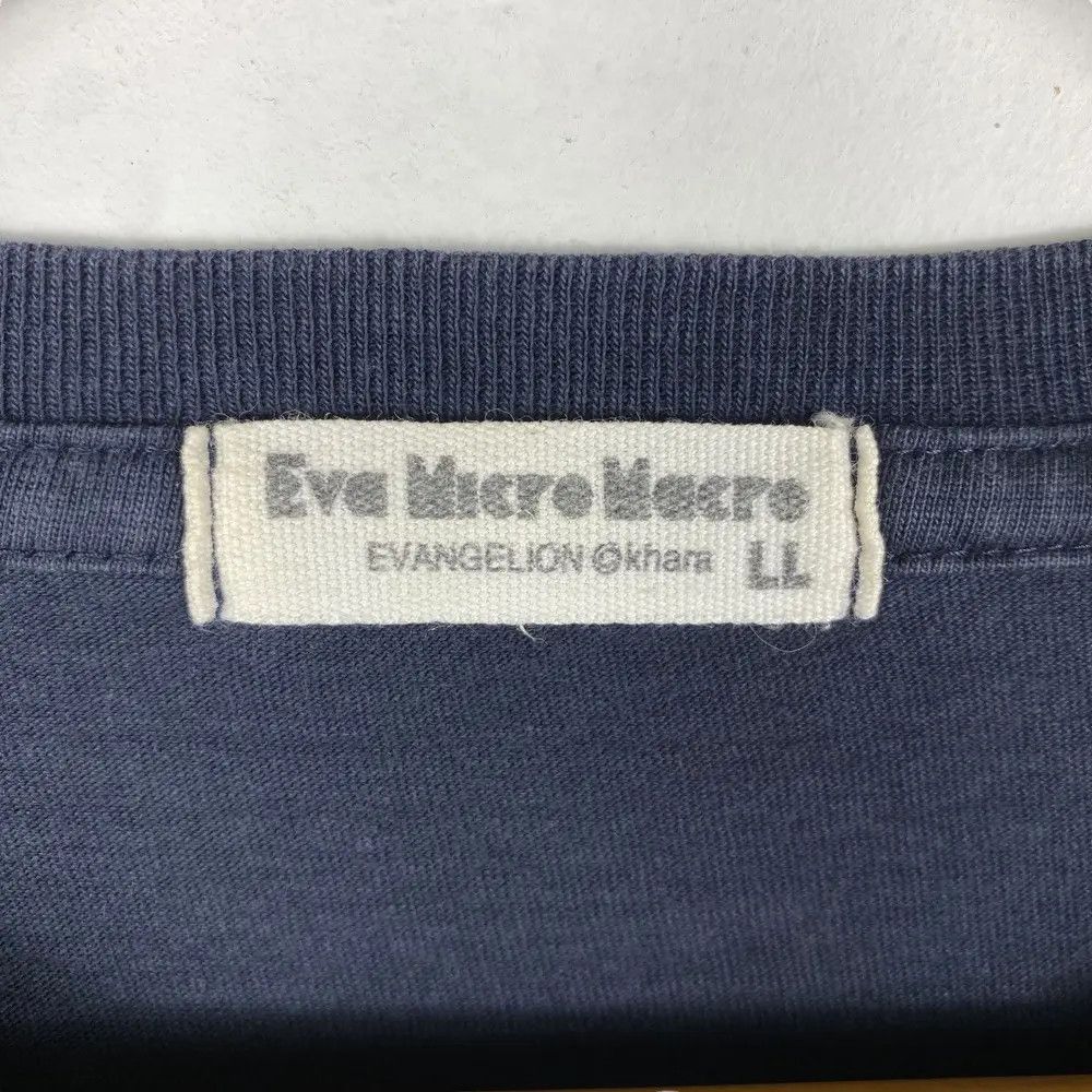 Anime EVA MICRO MACRO Evangelion Chibi Graphic Tee Shirt Large Size US L / EU 52-54 / 3 - 6 Thumbnail
