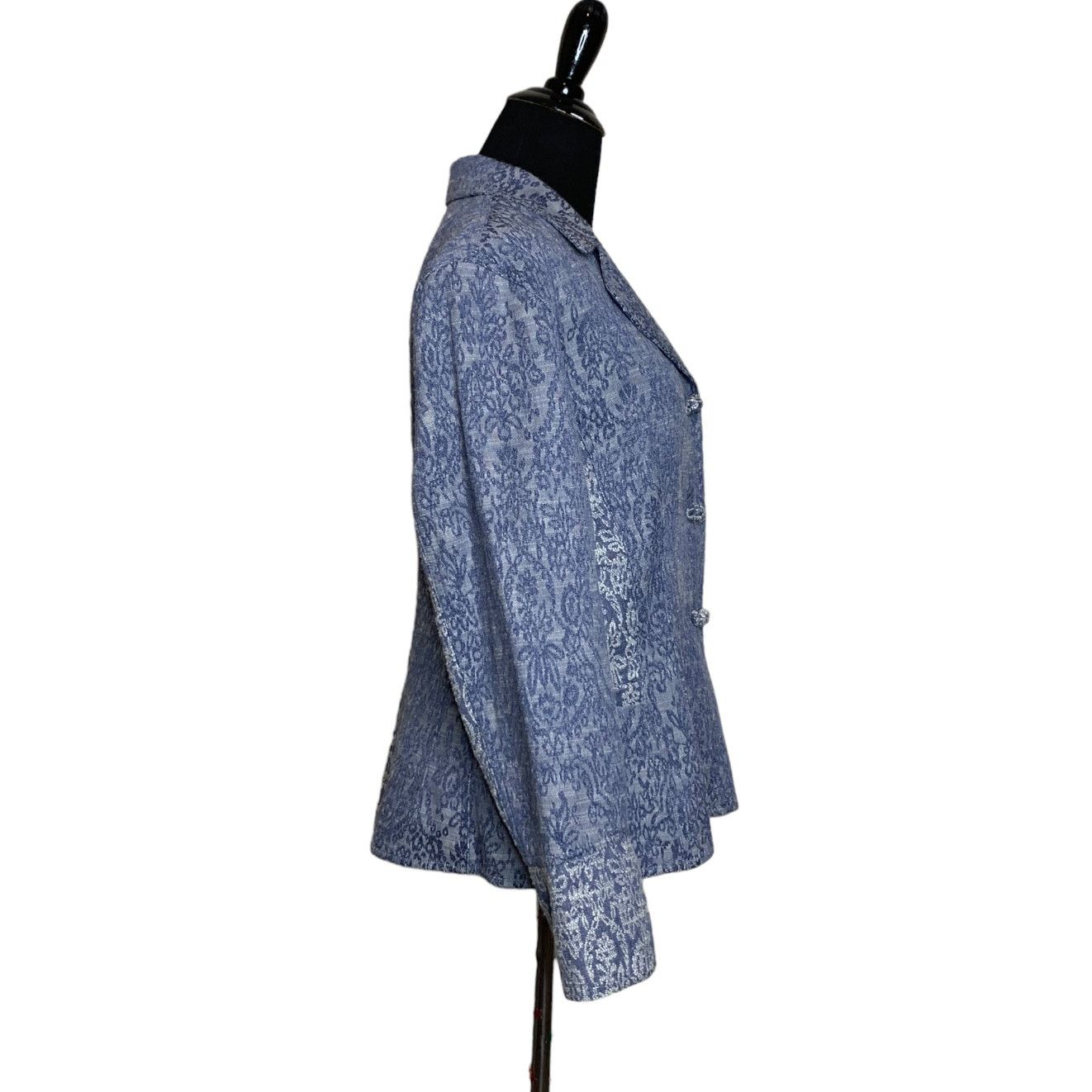 J. Jill J. Jill Blazer Embroidered Brocade Blazer size 12P Size XL / US 12-14 / IT 48-50 - 7 Thumbnail