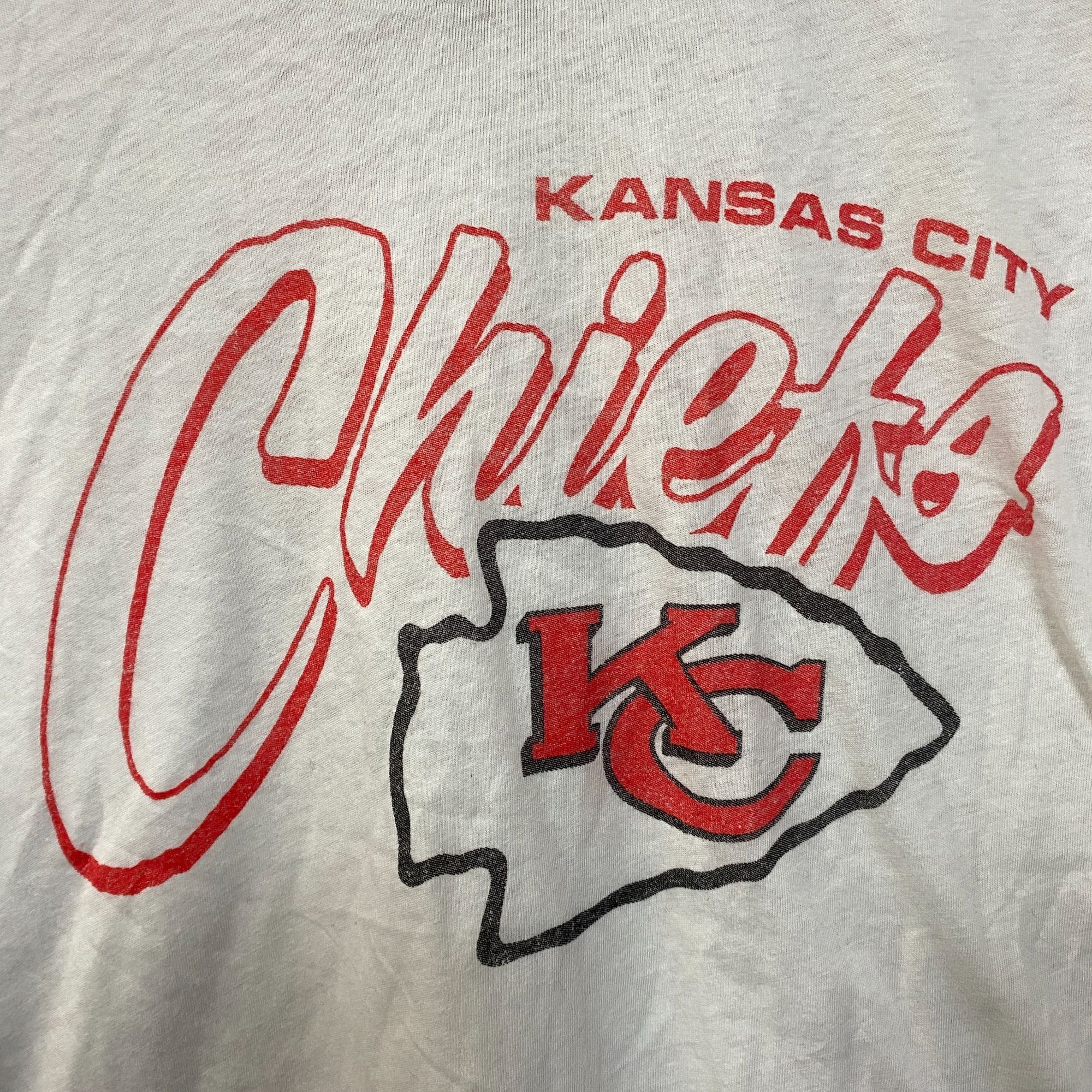 Junk Food Junk Food NFL Kansas City Chiefs Long Sleeve Cropped T-Shirt Size S / US 4 / IT 40 - 2 Thumbnail