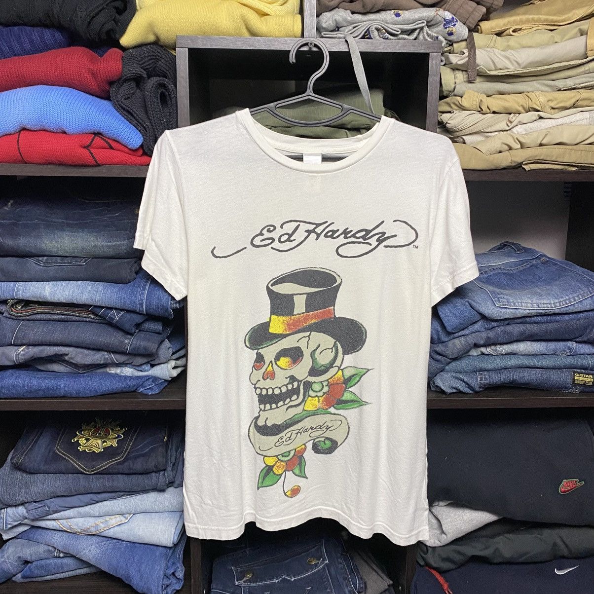 Ed Hardy Vintage Ed Hardy by Christian Audigier y2k opium tee size S Size US S / EU 44-46 / 1 - 1 Thumbnail