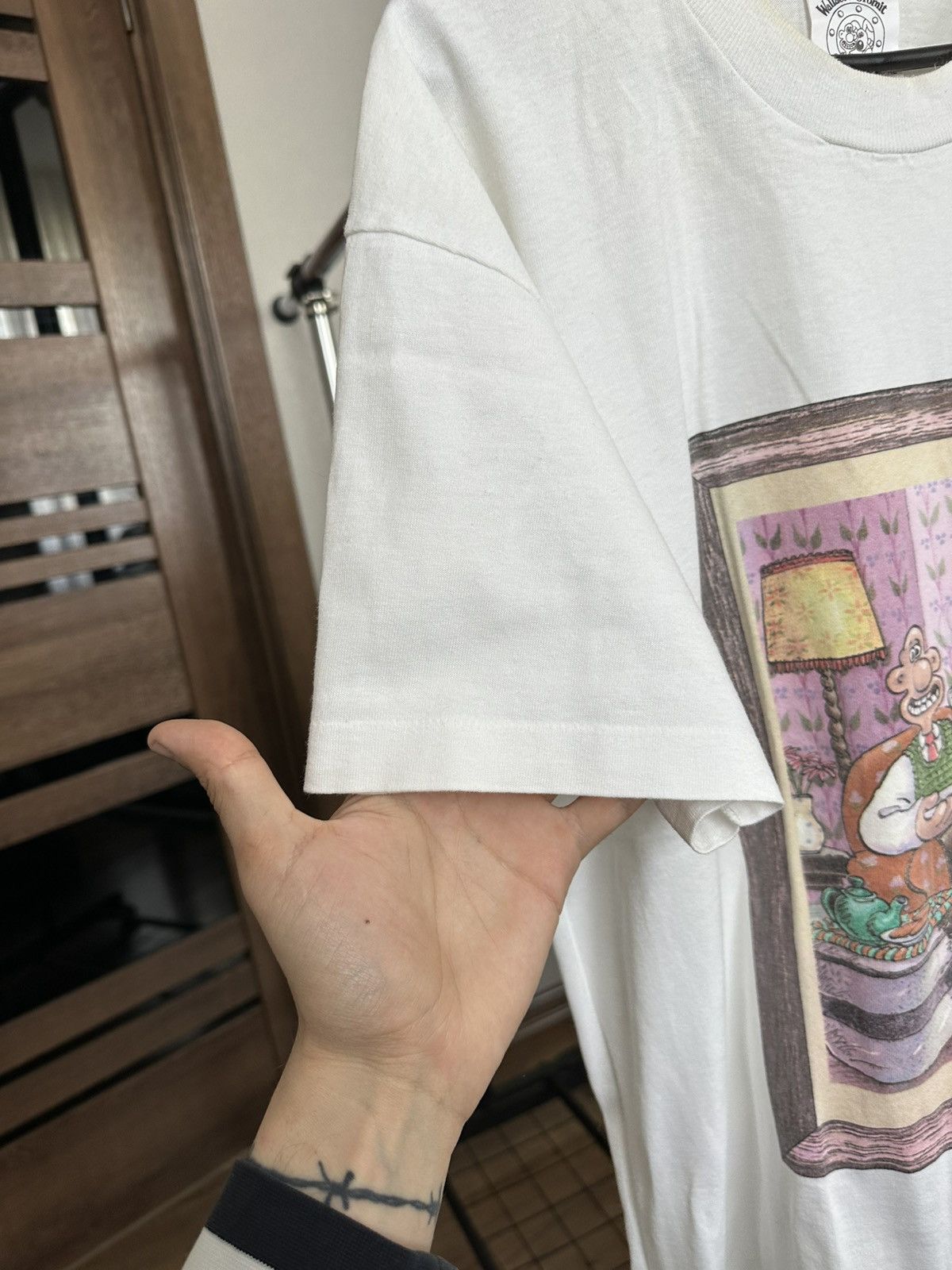 Vintage 1989 Wallace & Gromit Vintage Movie T-Shirt Tee Size US XL / EU 56 / 4 - 8 Thumbnail