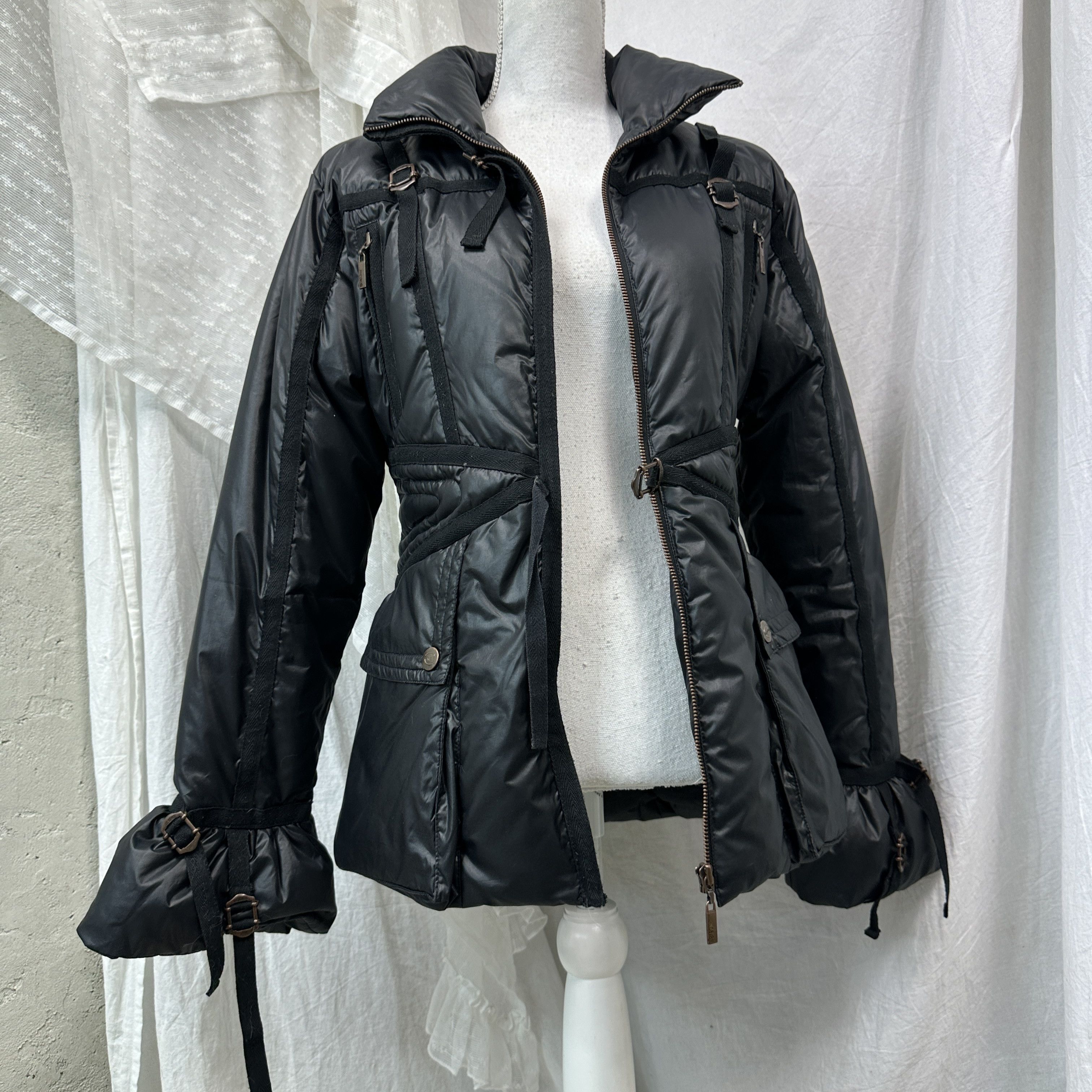 Roberto Cavalli Vintage Puffer Bondage Roberto Cavalli Jacket 00s Size S / US 4 / IT 40 - 5 Thumbnail
