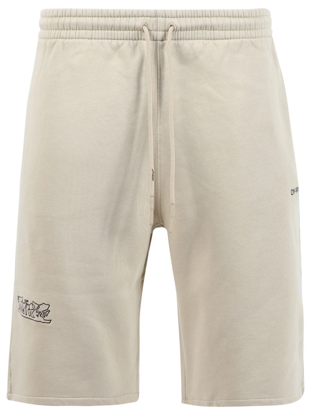 Off-White o1gr1nt0125 Figure Of Speech Skate Sweat Short in Sand Size US 38 / EU 54 - 1 Thumbnail