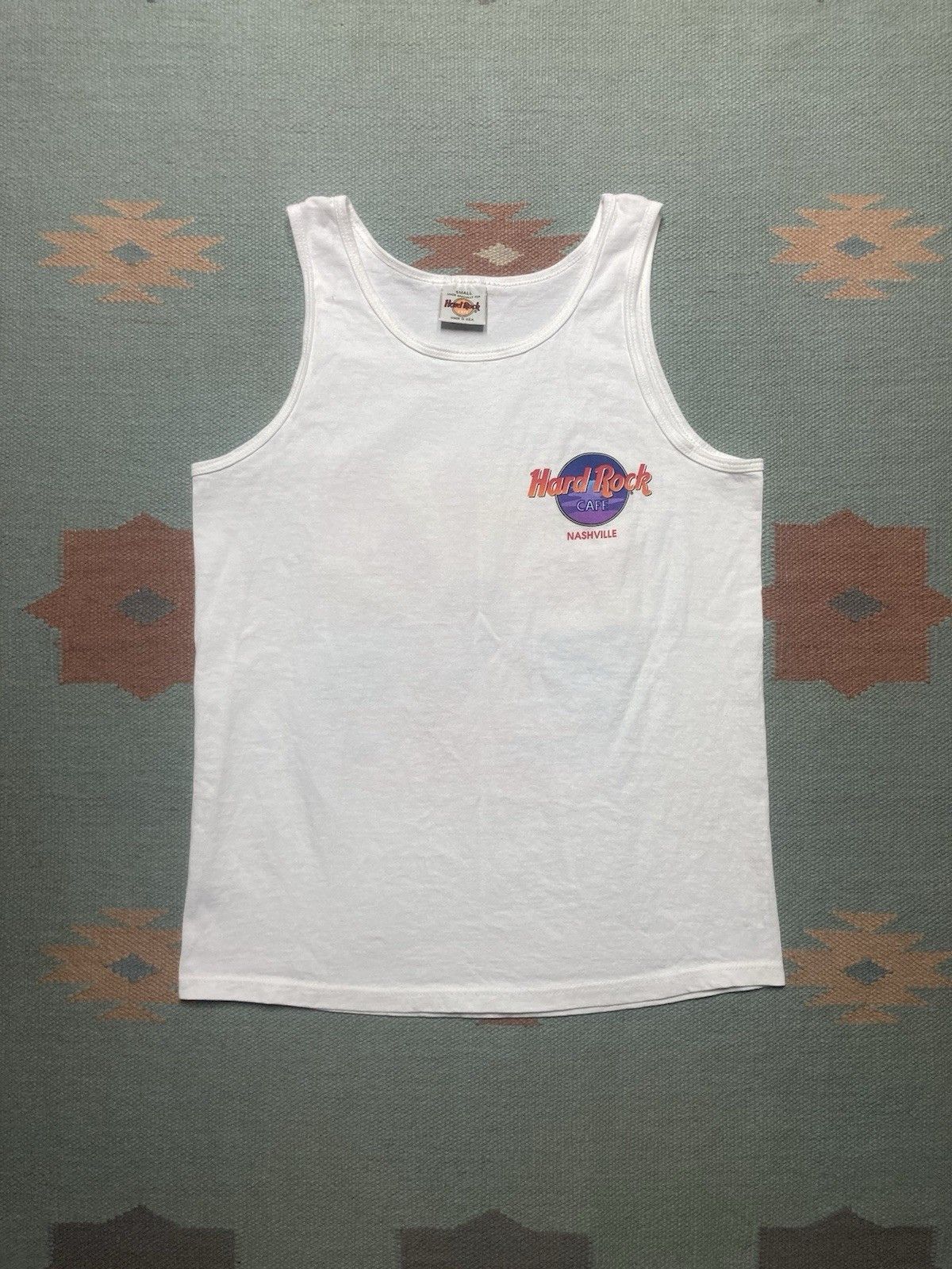 Hard Rock Cafe × Vintage Vtg tank top shirt Hard Rock Cafe Nashville sun beach small Size US S / EU 44-46 / 1 - 3 Thumbnail