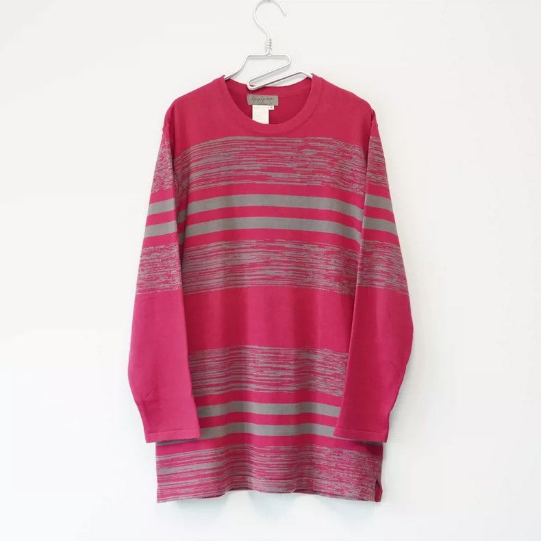 Yohji Yamamoto Yohji Yamamoto 94 AW Puppet Period Wave Line Sweater 2505-N Size US M / EU 48-50 / 2 - 1 Thumbnail