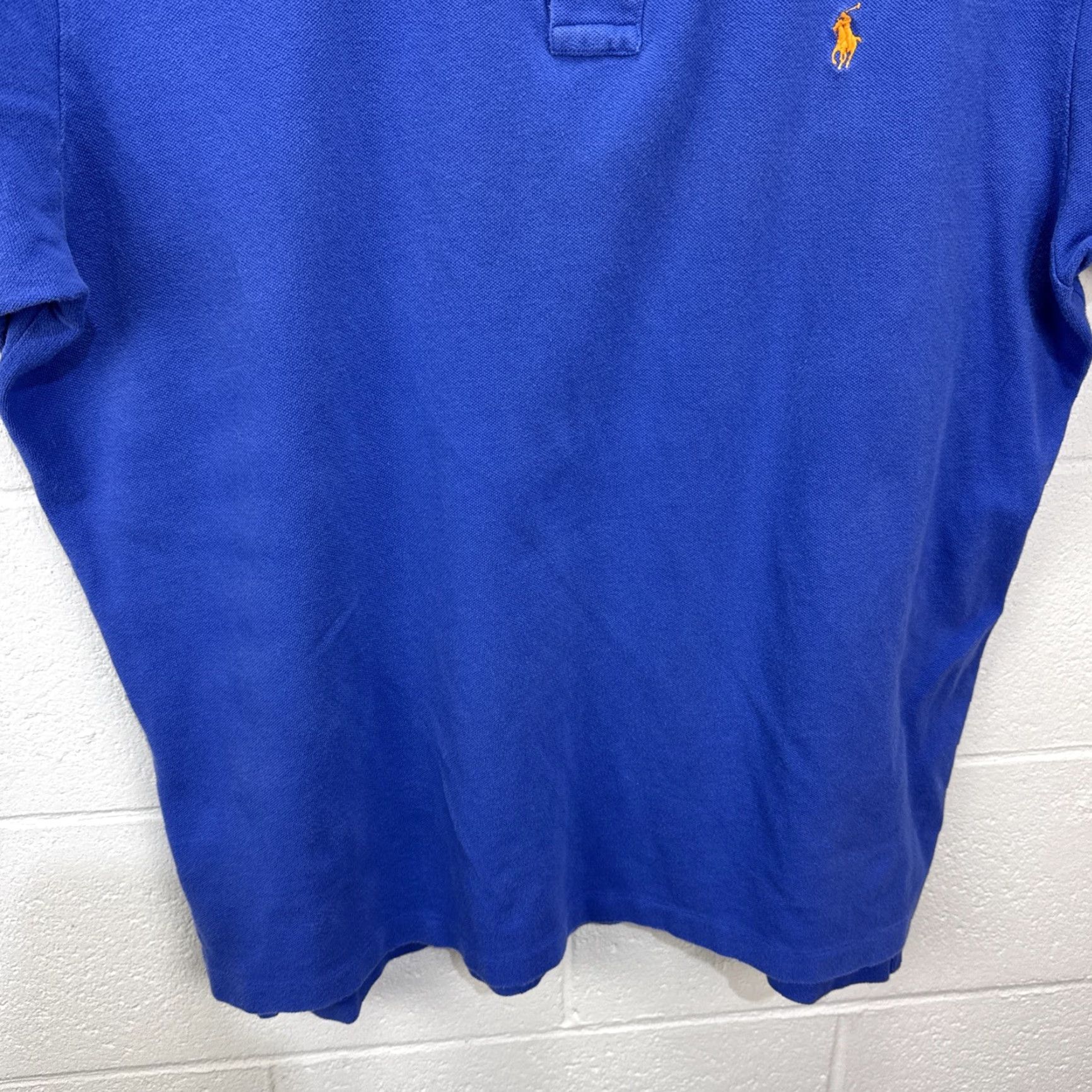 Polo Ralph Lauren VINTAGE Polo Ralph Lauren Men's Polo Shirt 2XL Blue Short Sleeve Casual All Seasons Logo 80s 90s Size US XXL / EU 58 / 5 - 7 Thumbnail
