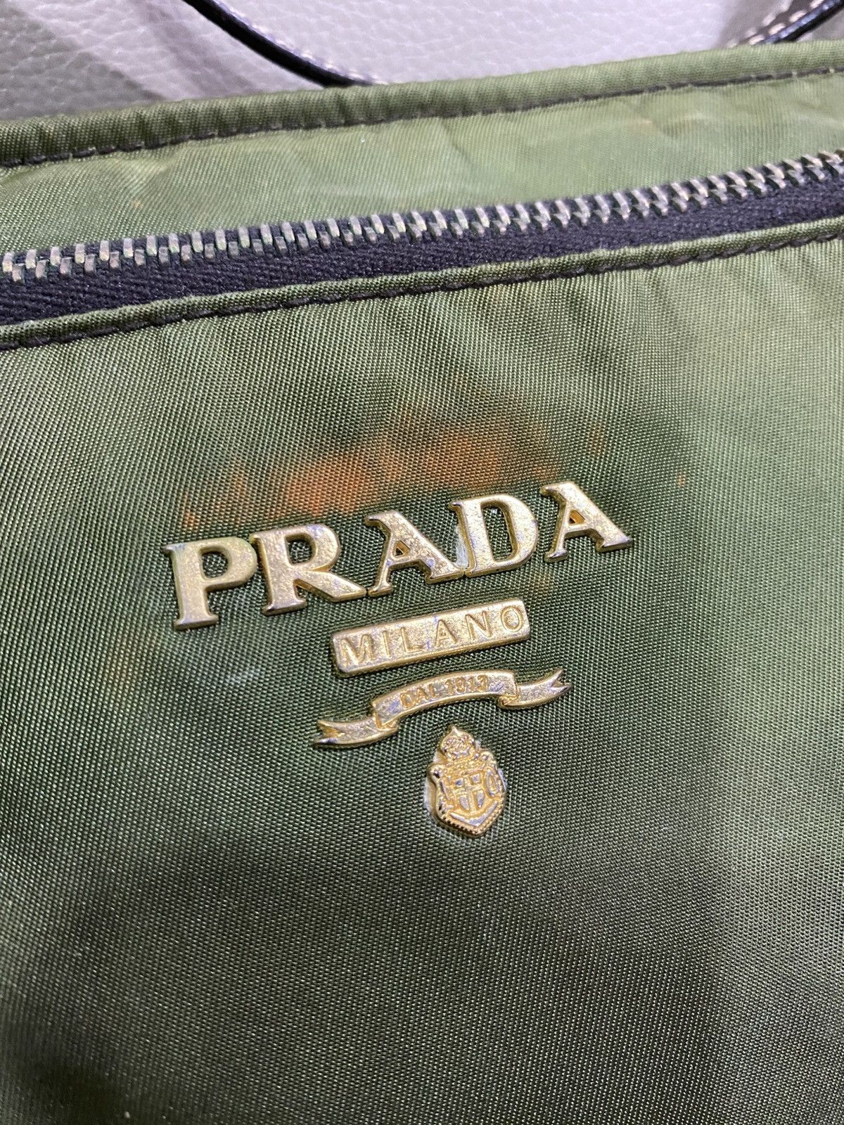 Prada Authentic Prada Tessuto Bruciato Shoulder Bag Size ONE SIZE - 8 Thumbnail
