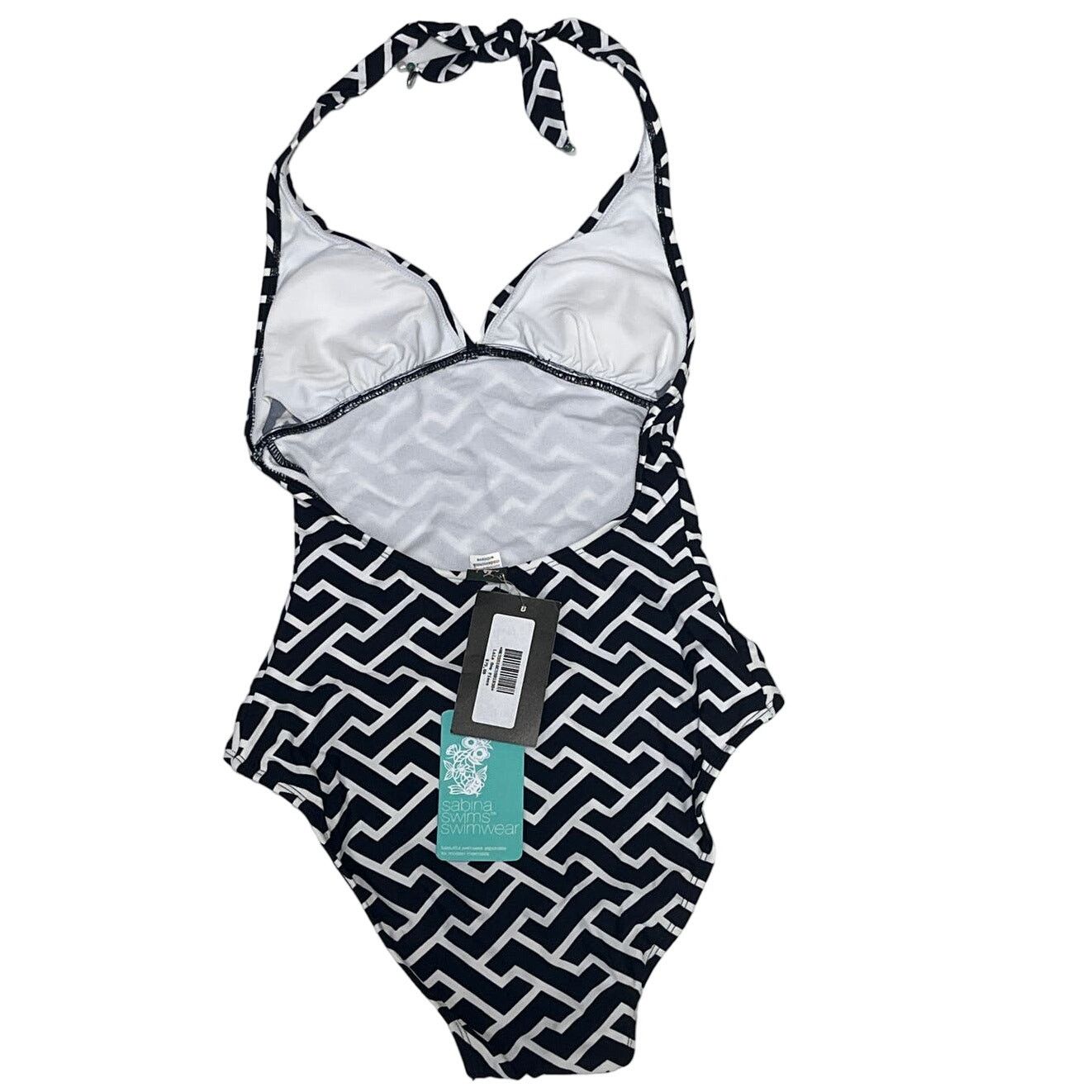 Other NEW Sabina Swims Lola One Piece Swimsuit Size 1 Black/White Size XS / US 0-2 / IT 36-38 - 2 Thumbnail