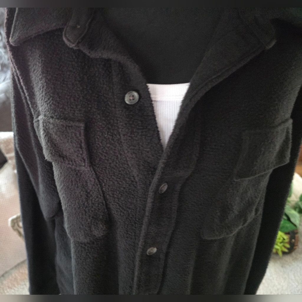 Victoria's Secret PINK by Victoria's Secret Oversized Fleece Button Up Size M / US 6-8 / IT 42-44 - 4 Thumbnail