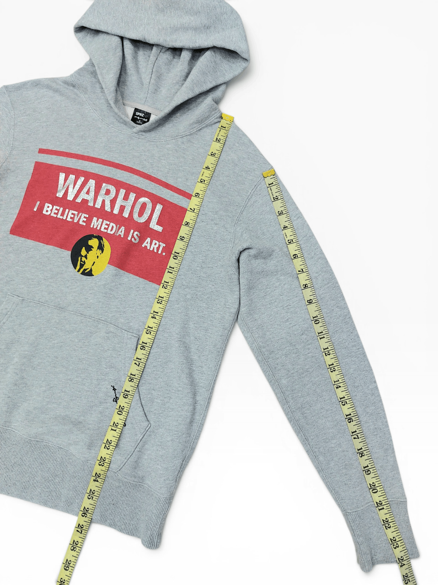 Andy Warhol Sprzny x Andy Warhol "I Believe Media is Art" Hoodies Size US M / EU 48-50 / 2 - 8 Thumbnail