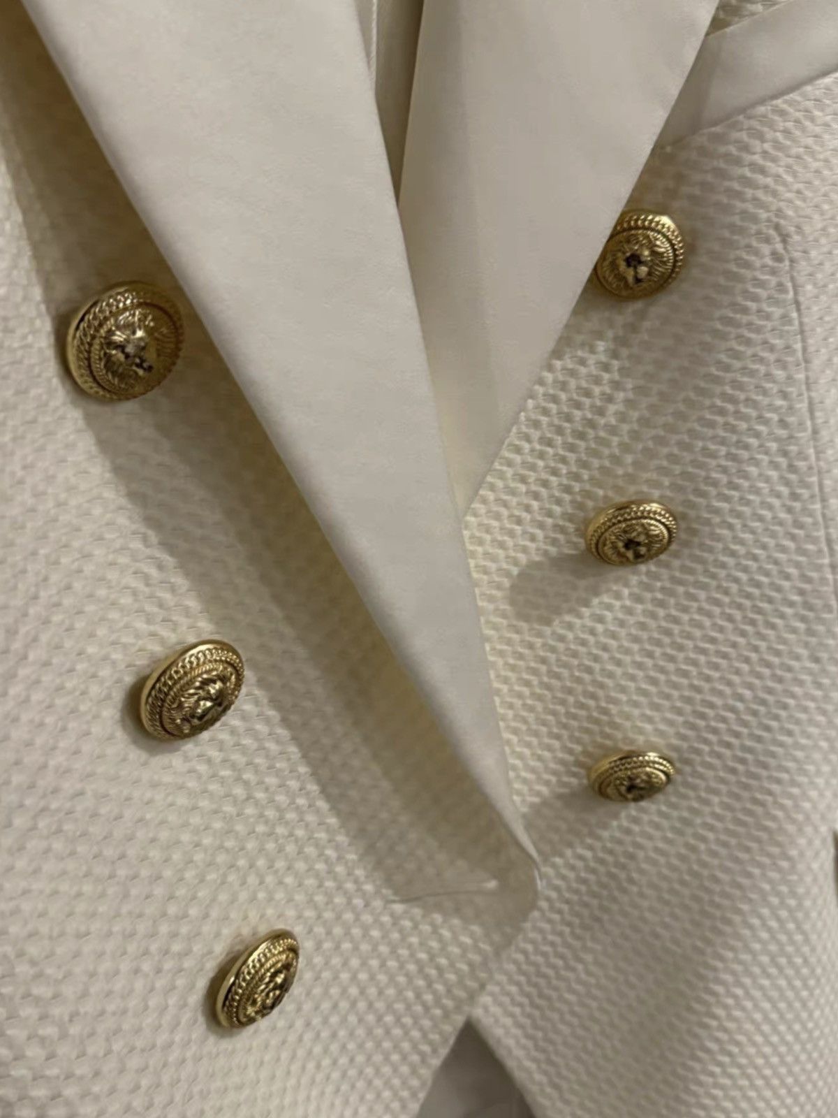 Balmain Balmain gold buttons suit Size 36S - 2 Thumbnail