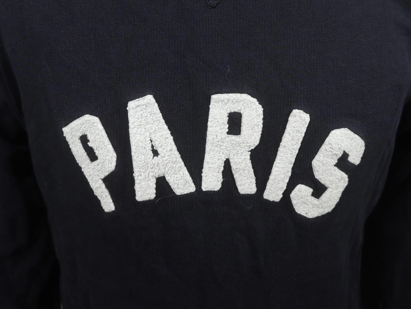 Sandro Sandro Navy Crew Neck Ribbed Pullover Sweatshirt Size XL Size XL / US 12-14 / IT 48-50 - 6 Thumbnail