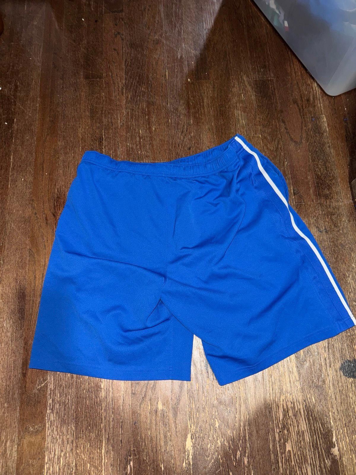 Nike Vintage Y2K Nike Baggy Blue Mesh Shorts Sz L Rare Size US 34 / EU 50 - 8 Thumbnail