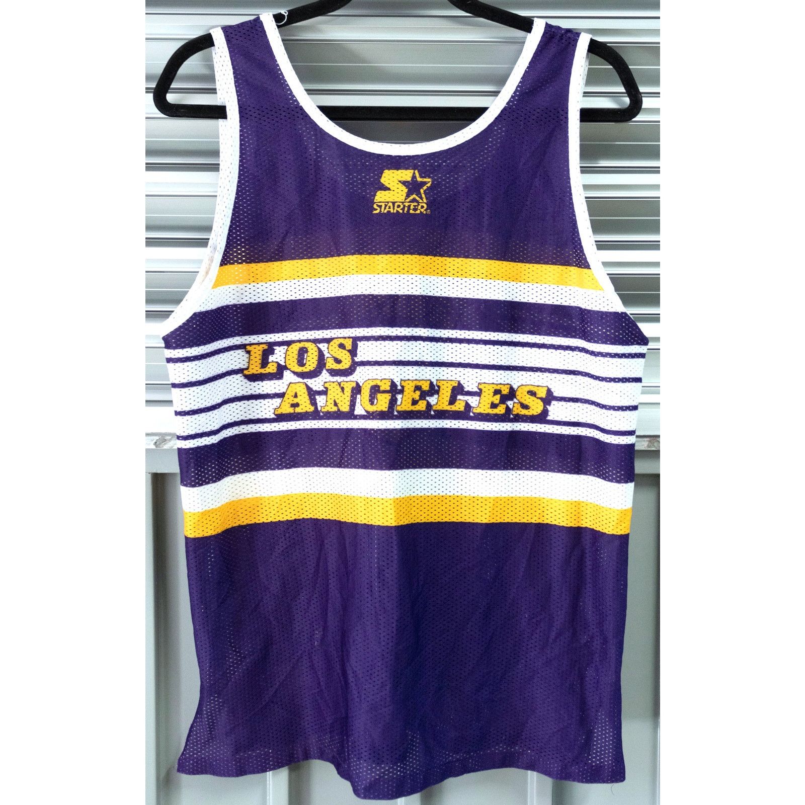 NBA × Starter Los Angeles Lakers 90s STARTER jersey Print mesh L vintage Size US L / EU 52-54 / 3 - 2 Thumbnail