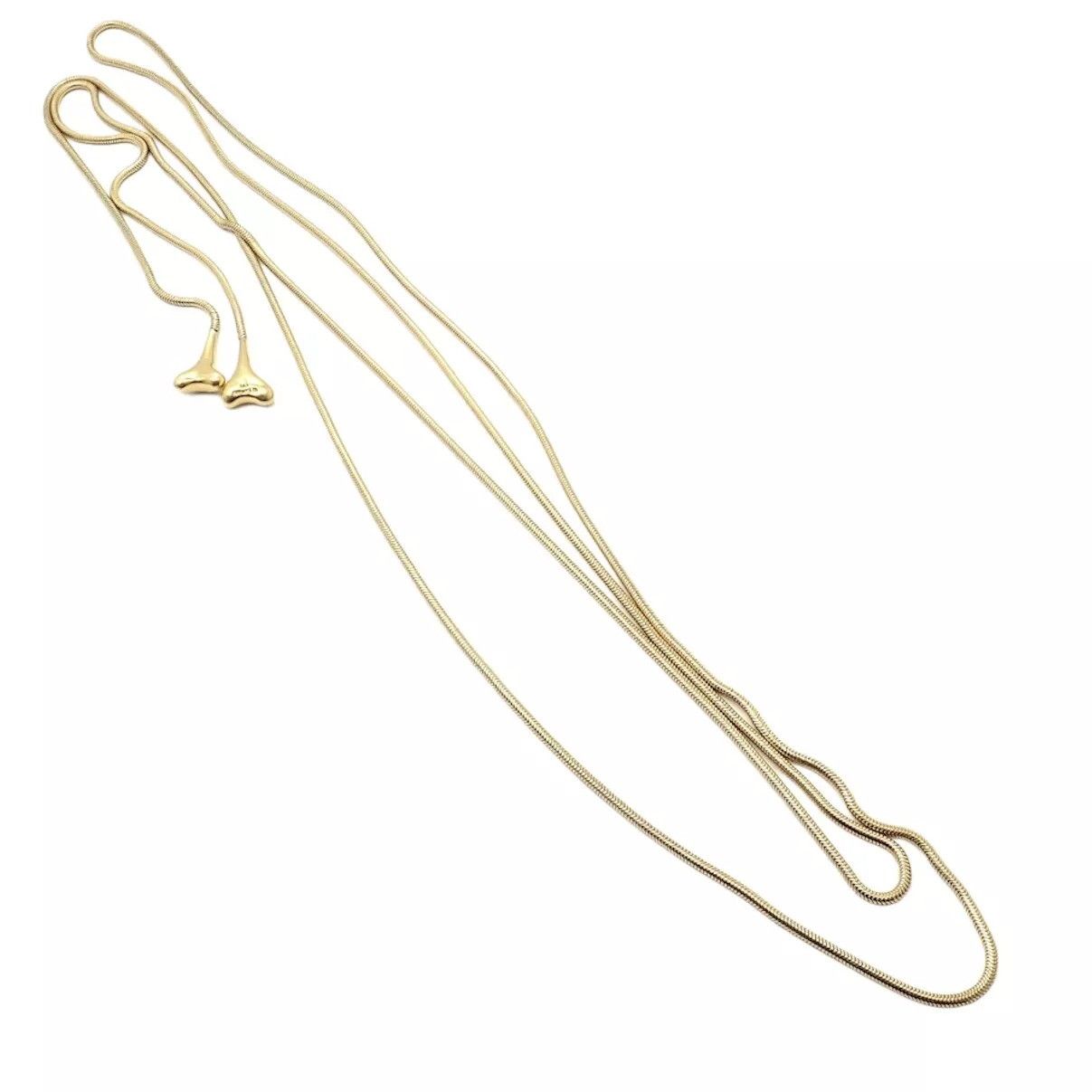 Tiffany & Co. Tiffany & Co 18k Yellow Gold 51" Extra Long Ginkgo Necklace Size ONE SIZE - 1 Thumbnail