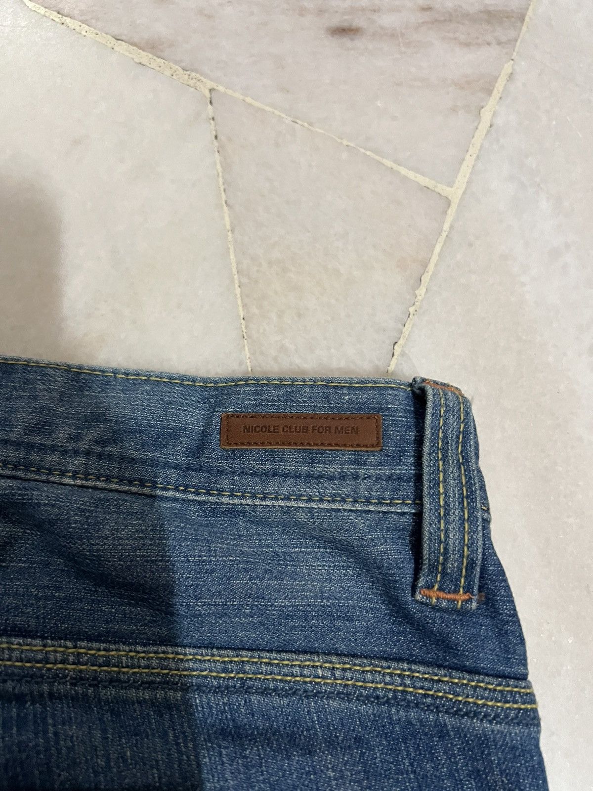 If Six Was Nine × Japanese Brand × Nicole Club 🌈NICOLE CLUB FOR MEN(NCF) BOOTCUT JEANS Size US 30 / EU 46 - 14 Thumbnail