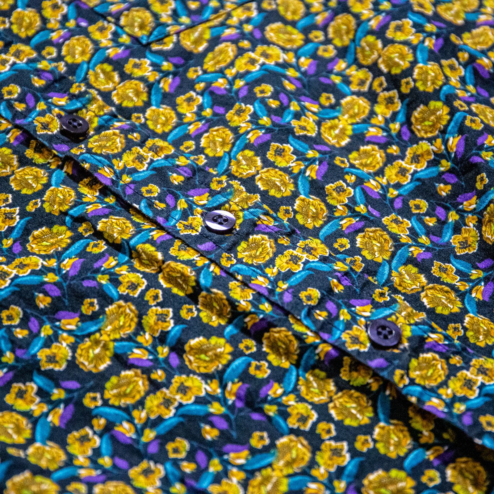 Kennington Ltd. Kennington LTD Men's short sleeve button-up floral shirt Size US L / EU 52-54 / 3 - 4 Thumbnail