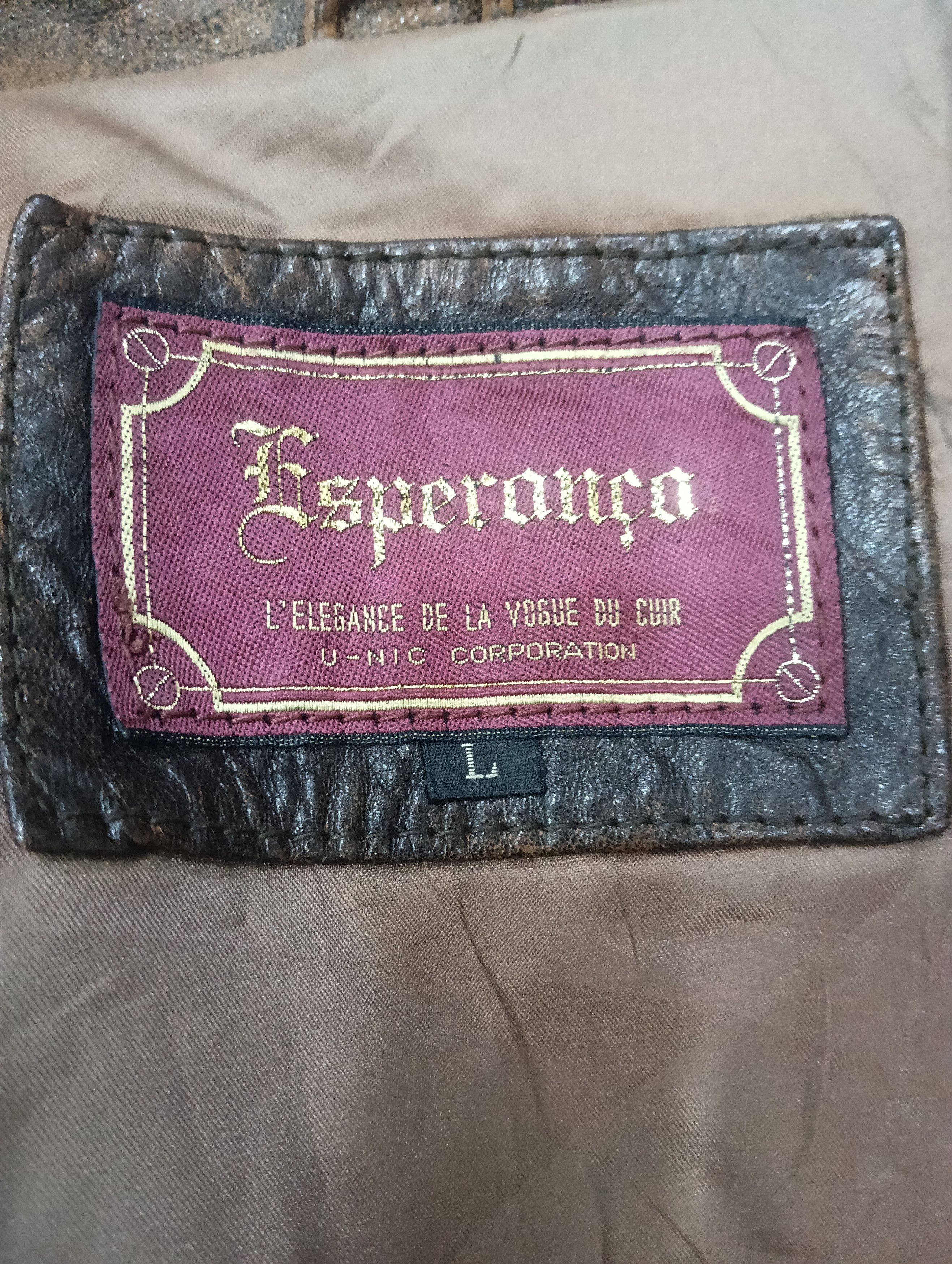 Beauty Beast × Japanese Brand Vintage Esporonco Leather Jacket Size US L / EU 52-54 / 3 - 6 Thumbnail