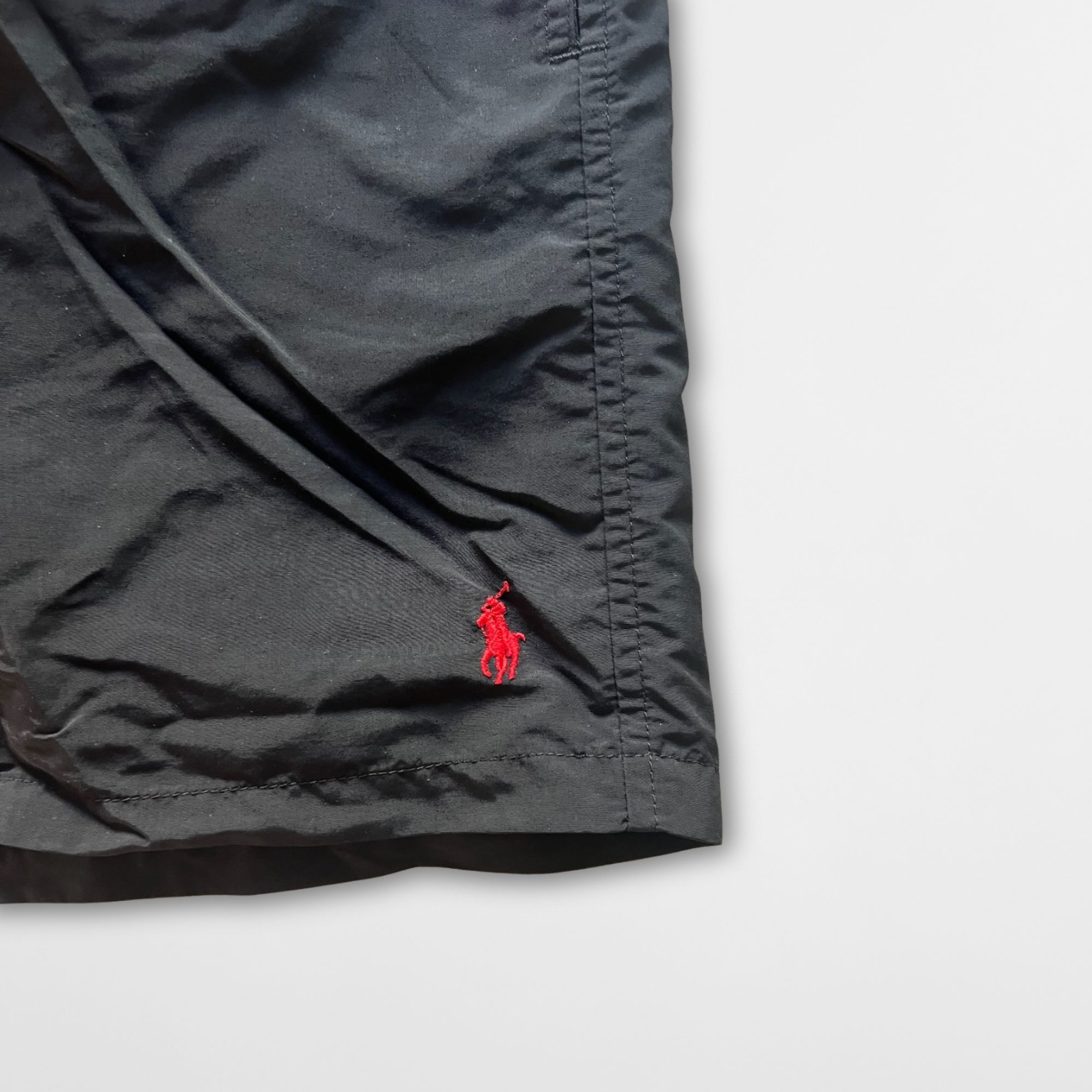 Polo Ralph Lauren Polo Sport Nylon Shorts By Ralph Lauren Large Black Red Acce Size US 37 - 4 Thumbnail