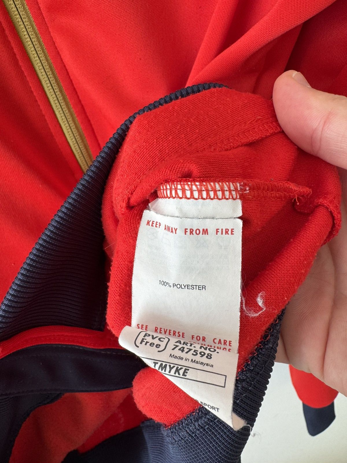 Puma Arsenal 2015-2016 Soccer Track Jacket Football Jersey Kit Size US M / EU 48-50 / 2 - 15 Thumbnail