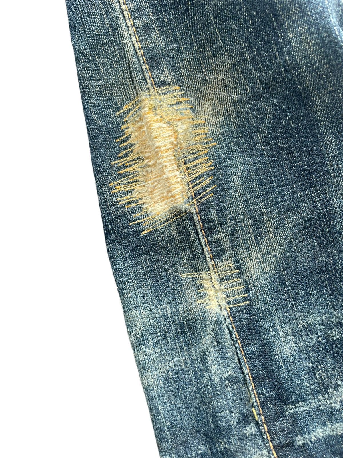 Edwin × Vintage Vintage Edwin 505zxx Selvedge Distressed Denim Size US 32 / EU 48 - 4 Thumbnail