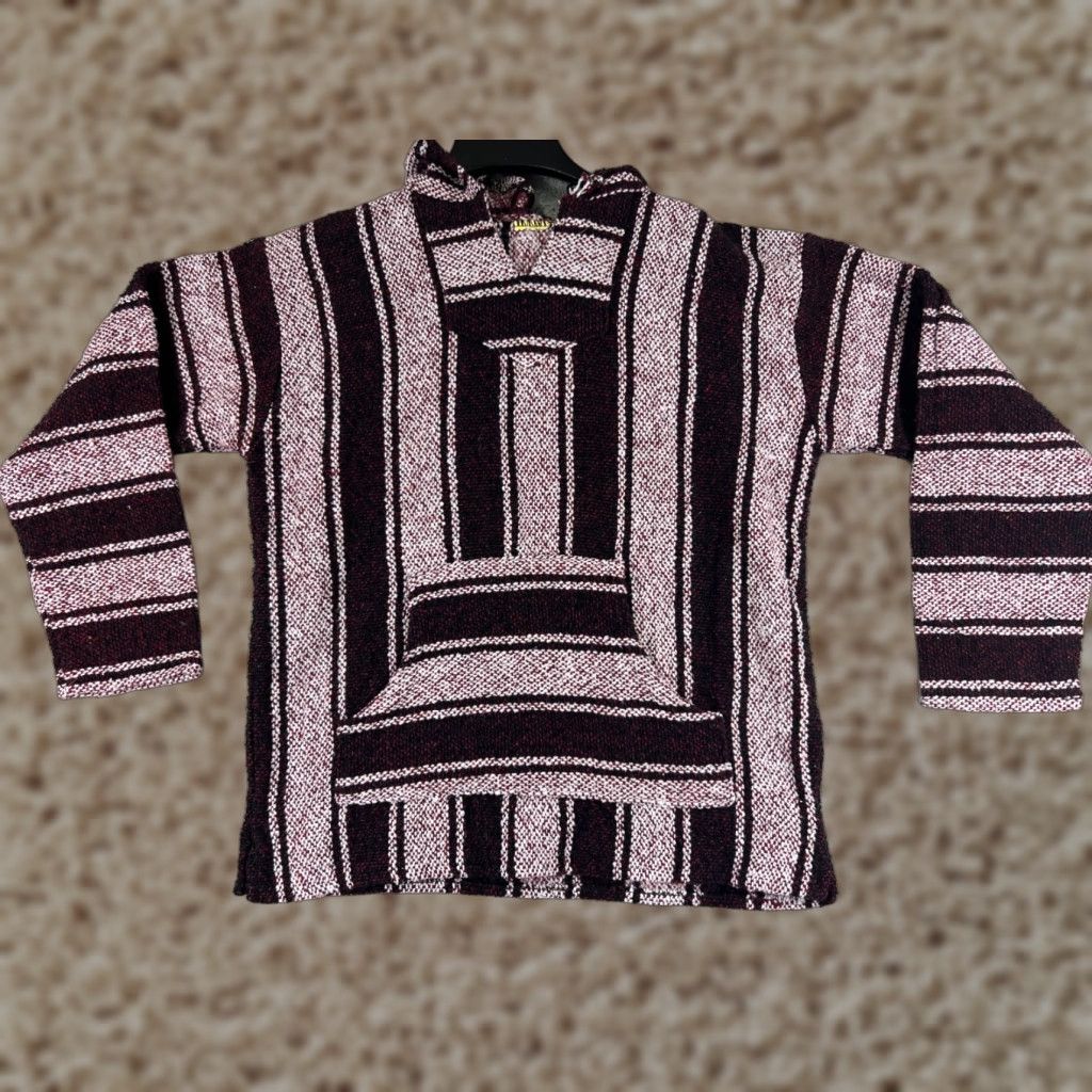 Pinko Franks Baja Hoodie Mens Adult Medium Pink Black Pocket Sweater Acrylic Drug Rug Jersey Hoodie Pullover Modern Vintage-None? Size US M / EU 48-50 / 2 - 1 Thumbnail