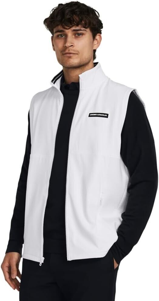Under Armour Under Armour 1379724 UA Storm Daytona Zip Vest White ( S ) Size US S / EU 44-46 / 1 - 1 Thumbnail