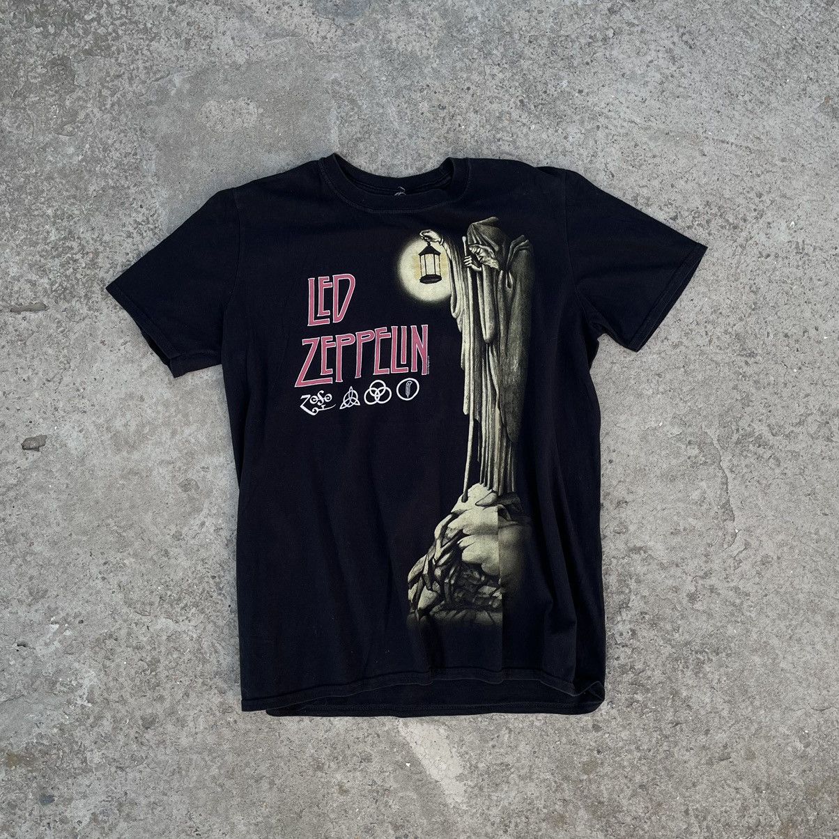 Led Zeppelin × Vintage Vintage T-shirts Led Zeppelin Logo Y2K Band Tee 90s USA Size US M / EU 48-50 / 2 - 6 Thumbnail