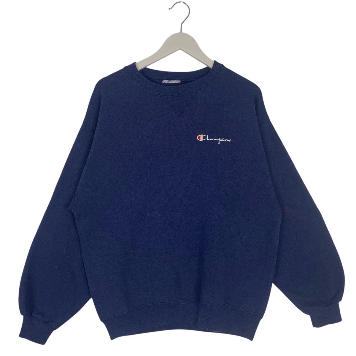 Other Vintage Champion Logo Crewneck Sweatshirt Navy Blue Size US M / EU 48-50 / 2 - 1 Thumbnail