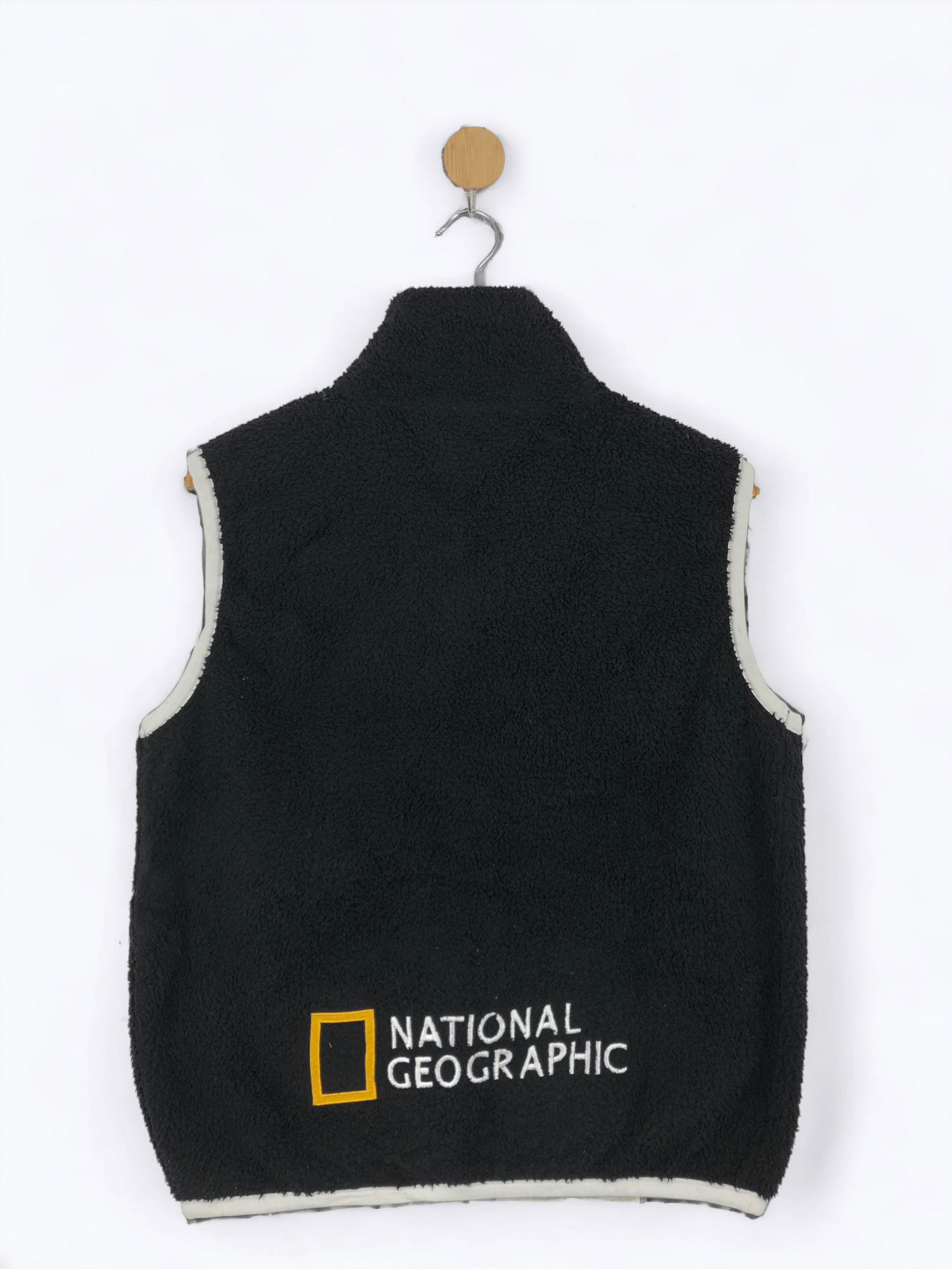 Other Vintage National Geographic Fleece Zipper Up Vest JA0007 Size US M / EU 48-50 / 2 - 3 Thumbnail