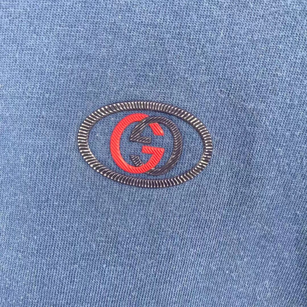 Gucci Gucci hem striped ring double G short sleeve Nextarrow-2412 Size US L / EU 52-54 / 3 - 5 Thumbnail
