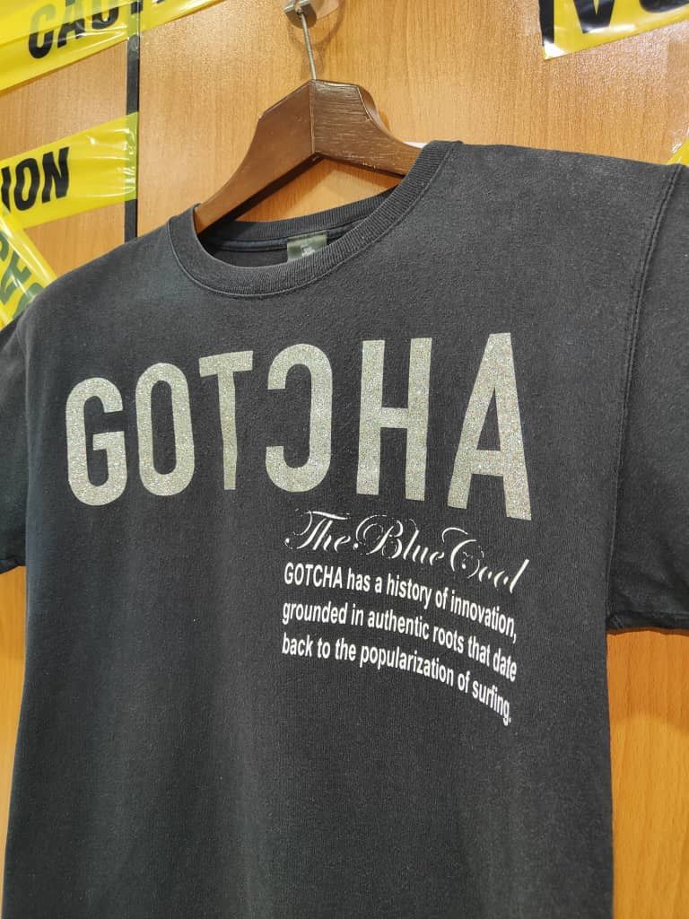 Gotcha Gotcha Vintage Surf hard the blue GOD black tag Size US M / EU 48-50 / 2 - 5 Thumbnail