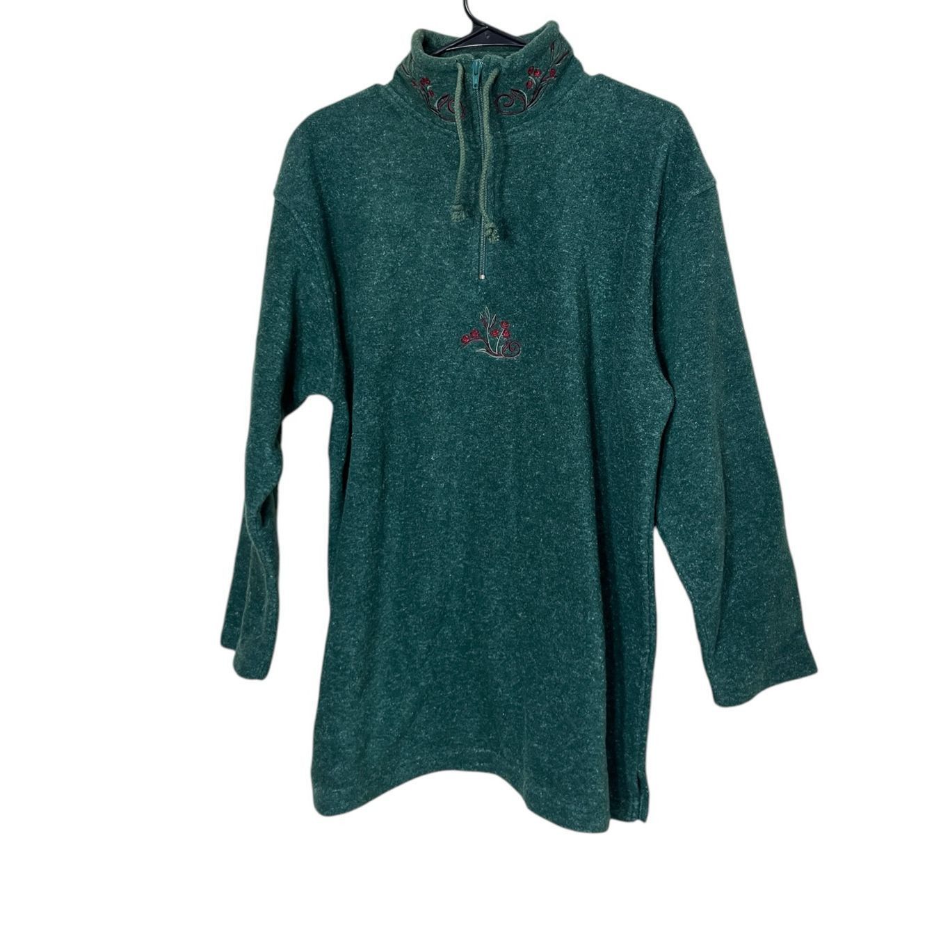Victoria's Secret Vintage Victoria's Secret Country Collection Green Pullover Size S / US 4 / IT 40 - 1 Thumbnail